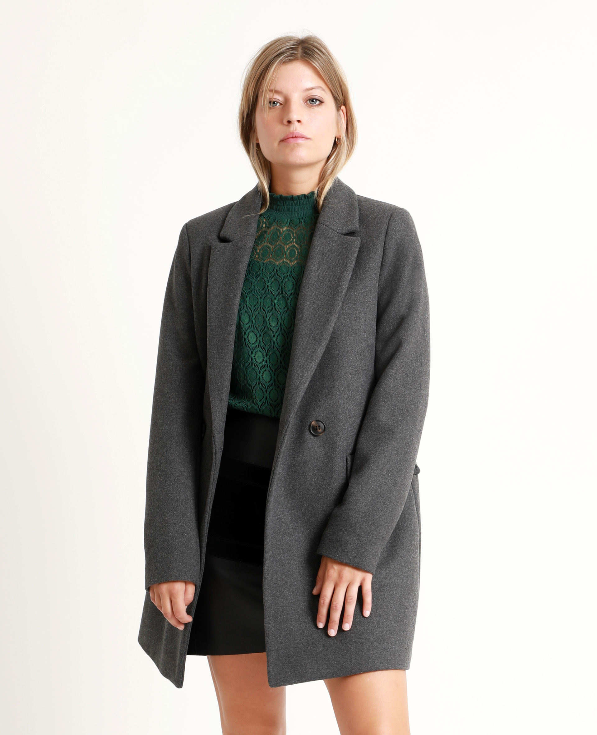 Manteau drap de laine Pimkie