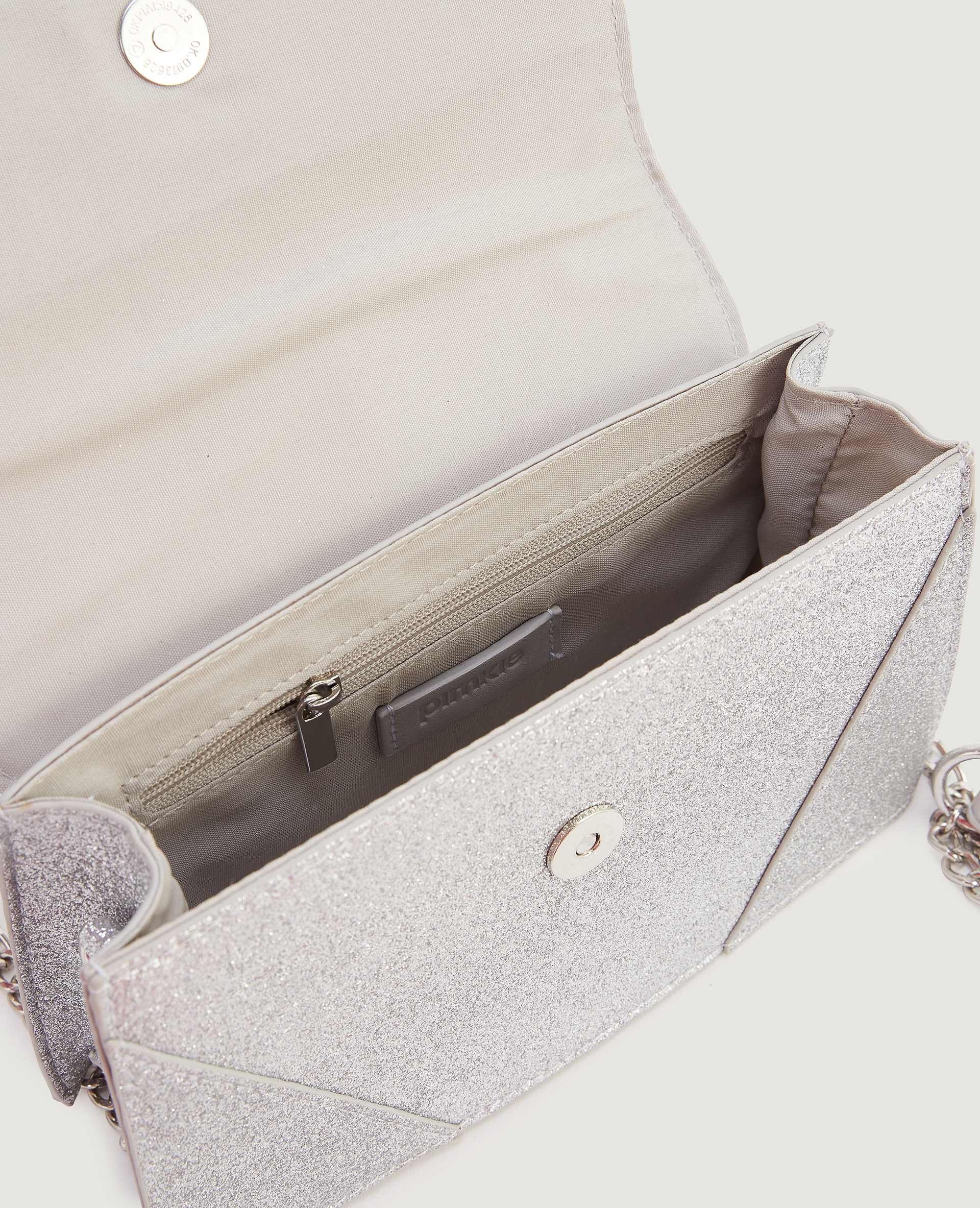 Sac boxy pailleté argenté - Pimkie