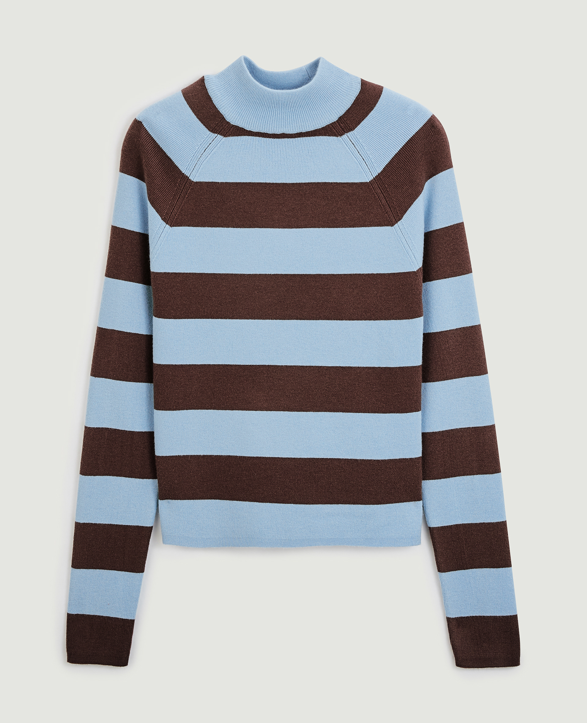 Pull fin col montant bleu - Pimkie