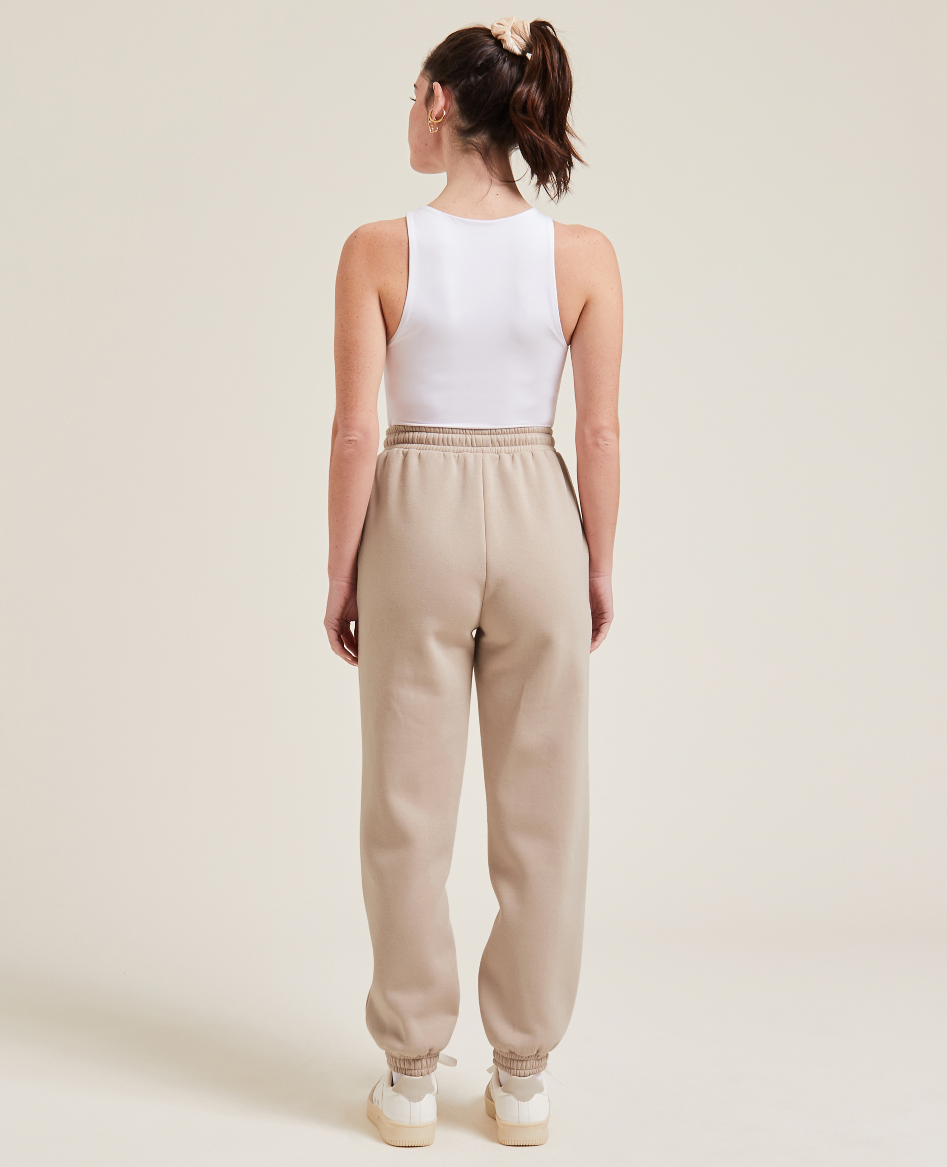 Pantalon de jogging en molleton beige - Pimkie