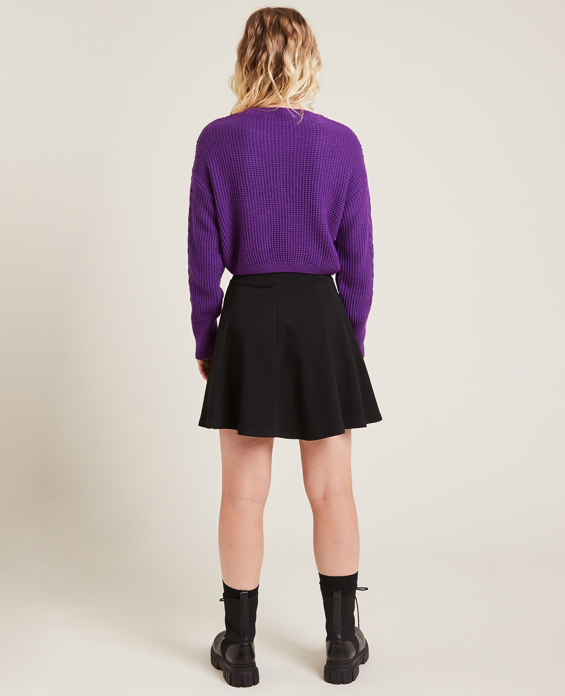 Jupe patineuse noir - Pimkie