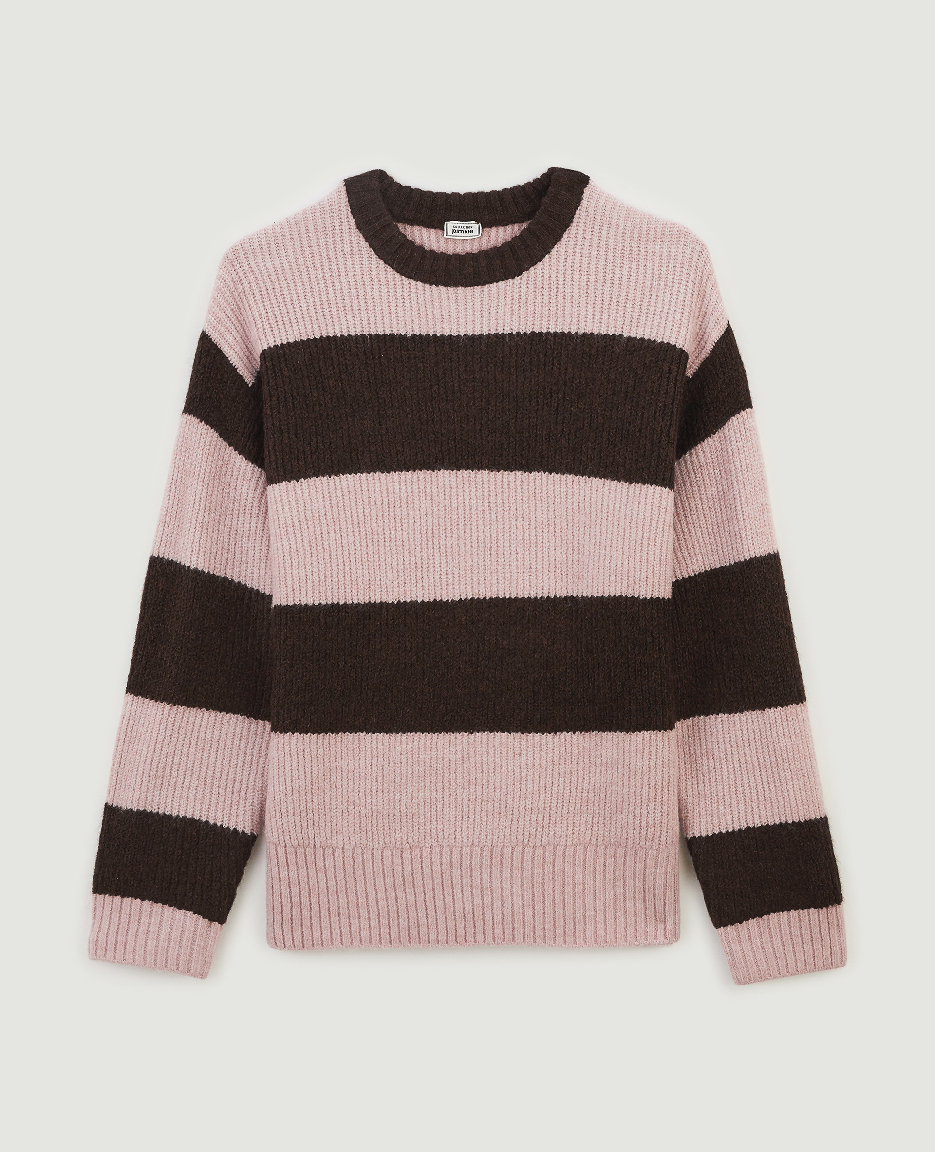 Pull col rond rose - Pimkie