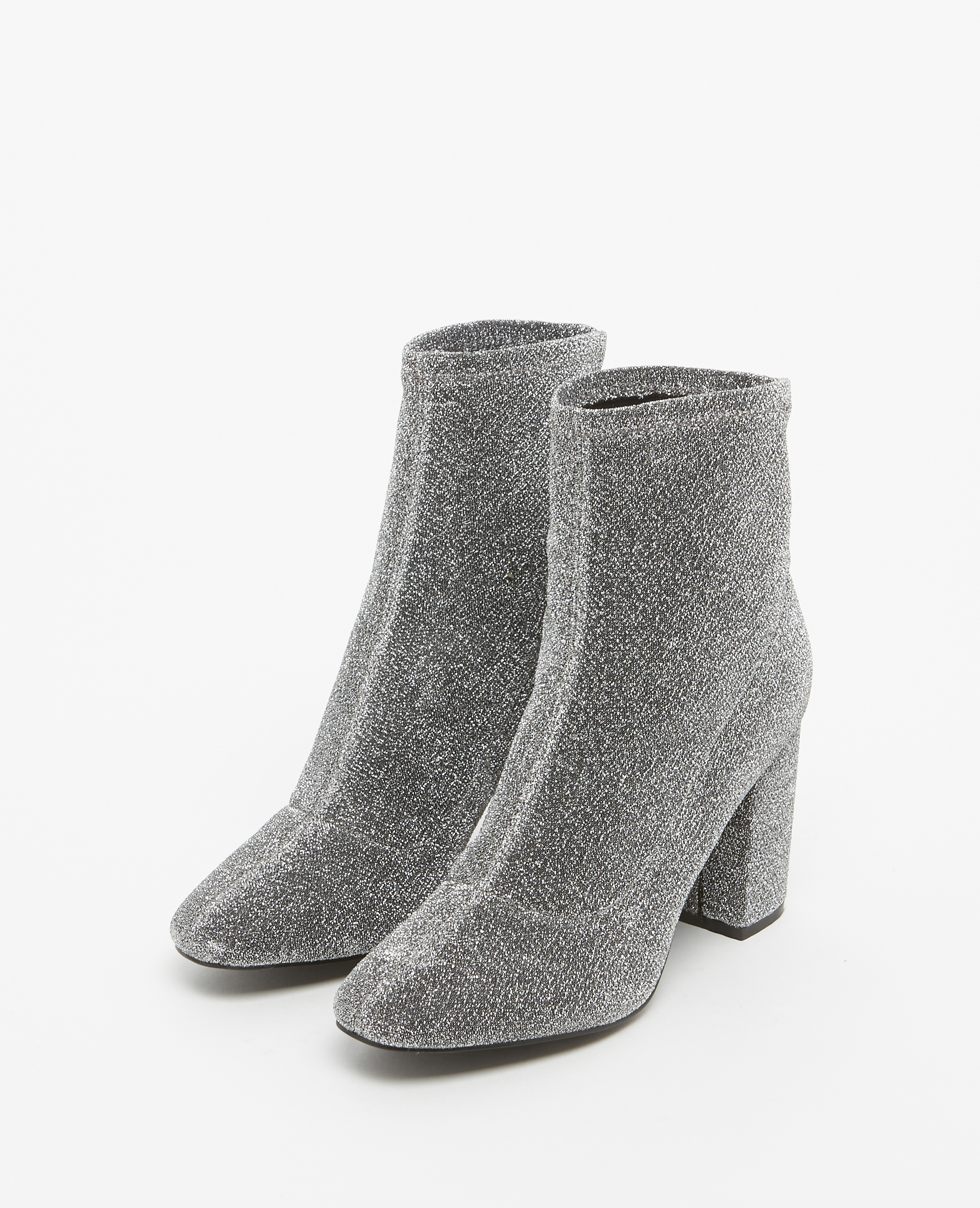 Boots à talons gris argenté - Pimkie