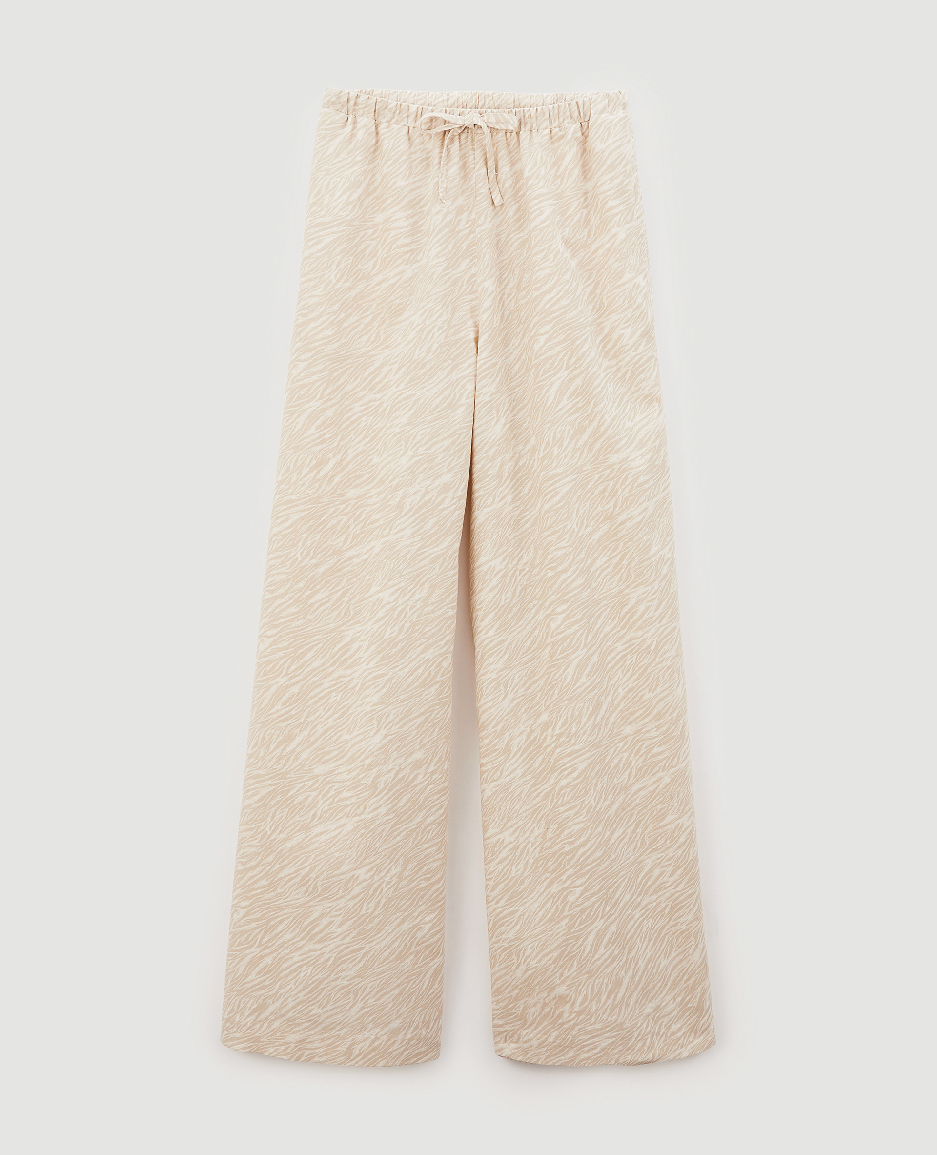 Pantalon large et droit beige - Pimkie