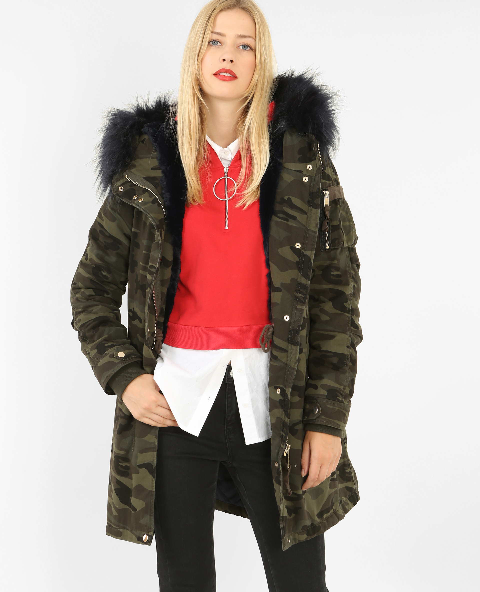 Pimkie parka longue clearance a capuche