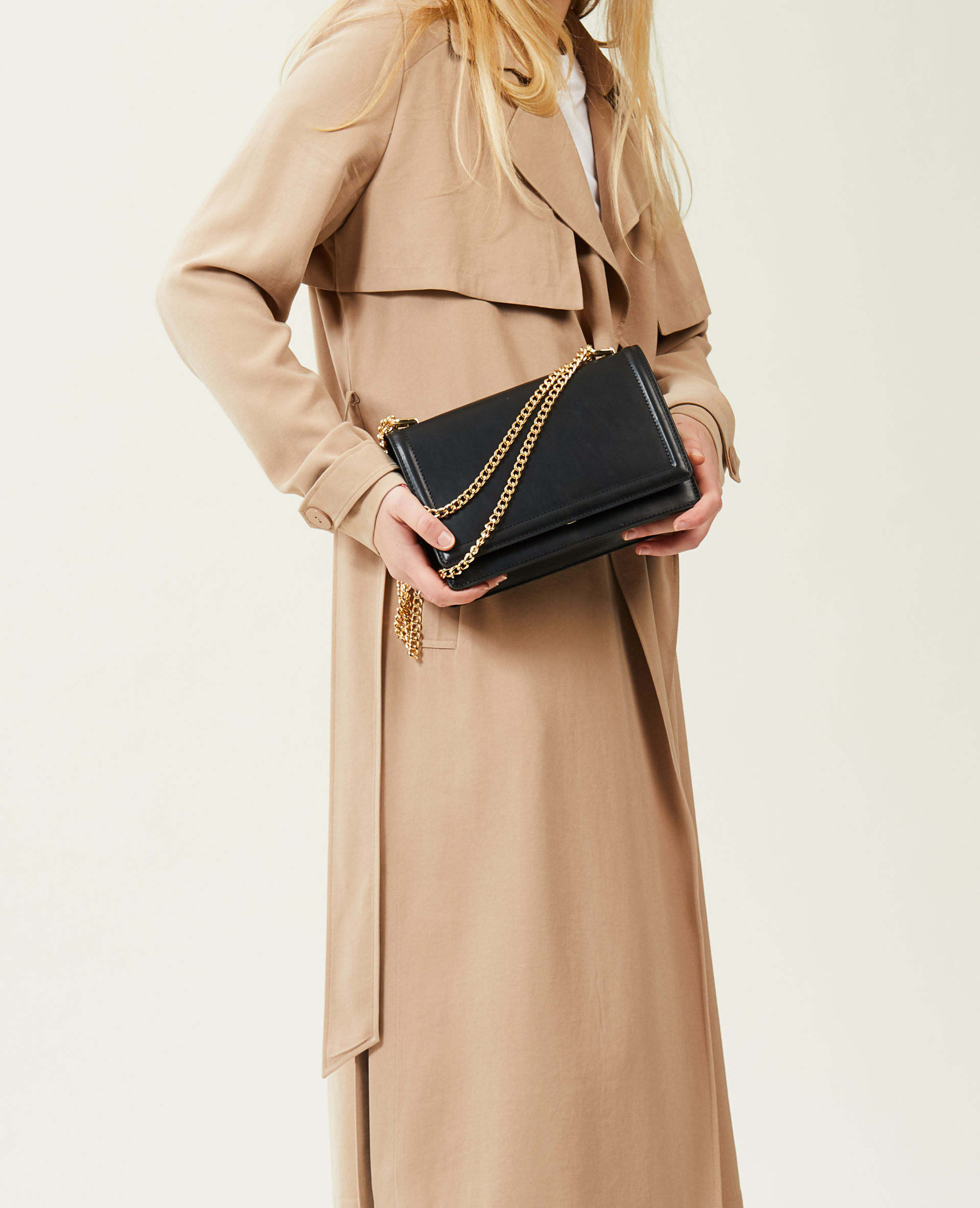 Sac rigide avec chaines noir - Pimkie