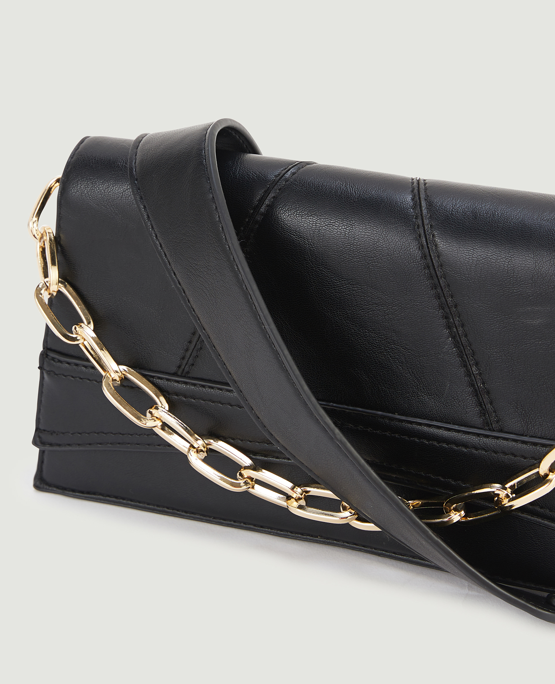 Sac baguette rigide noir - Pimkie