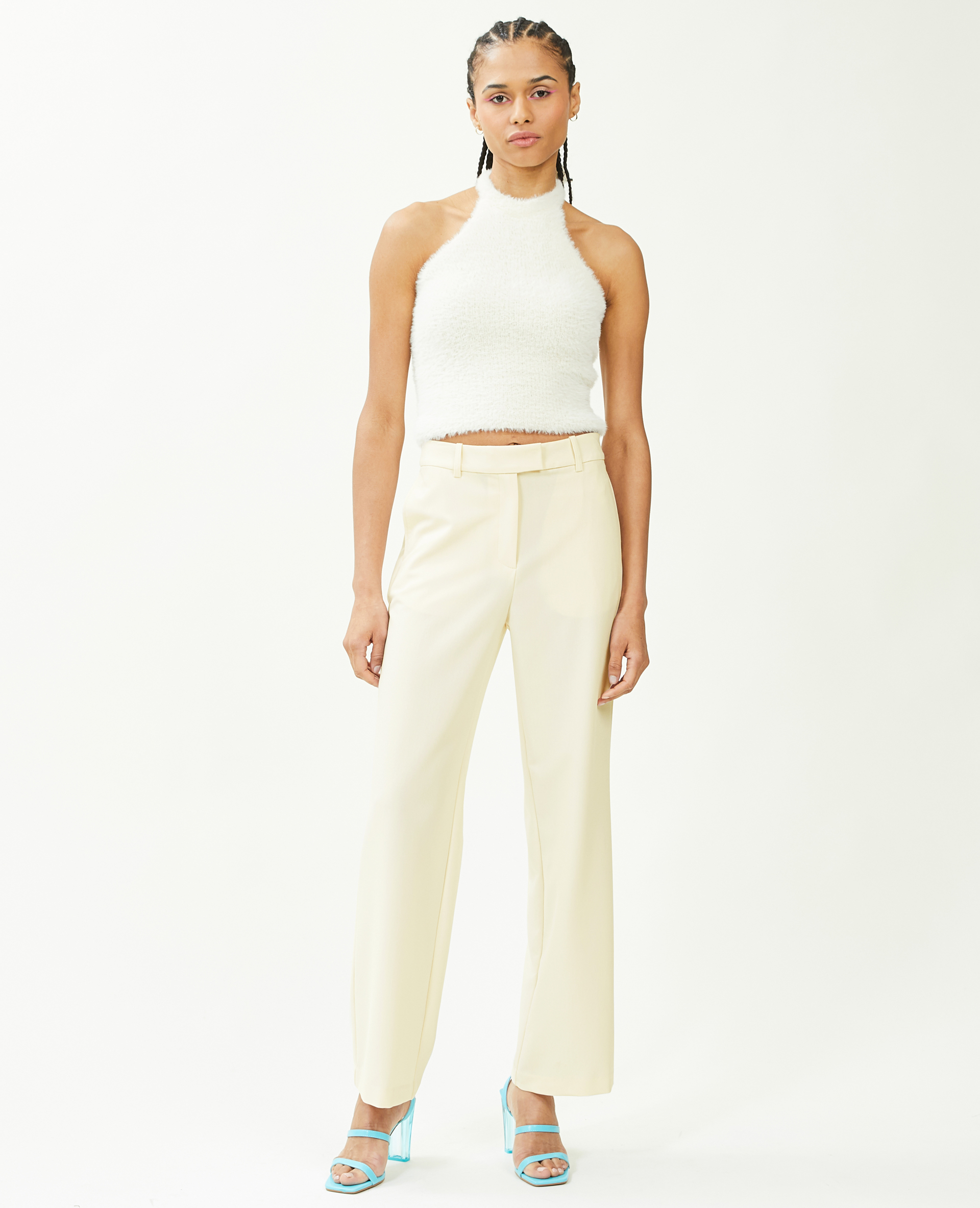 Pantalon de costume droit beige - Pimkie