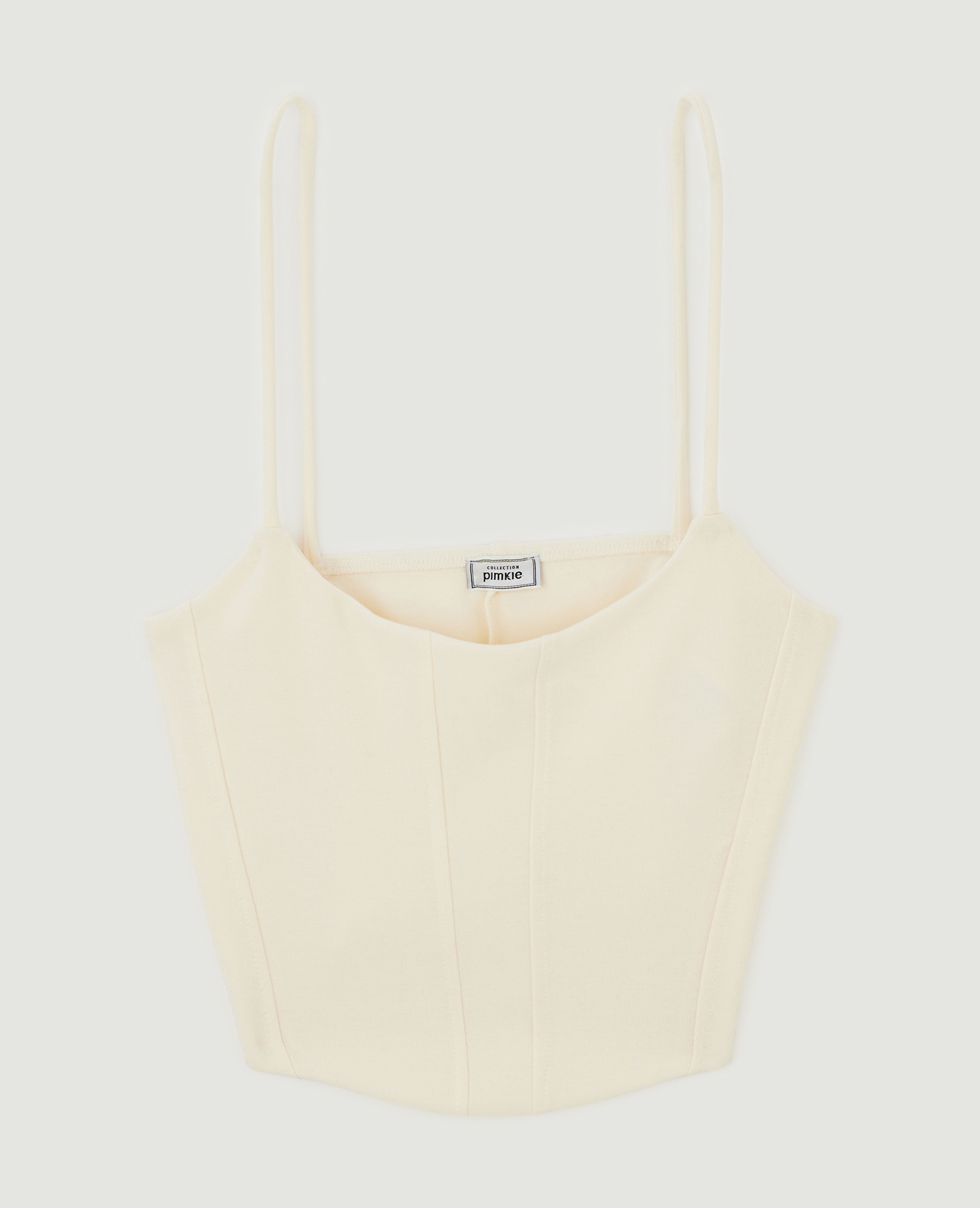 Brassière à bretelles blanc - Pimkie