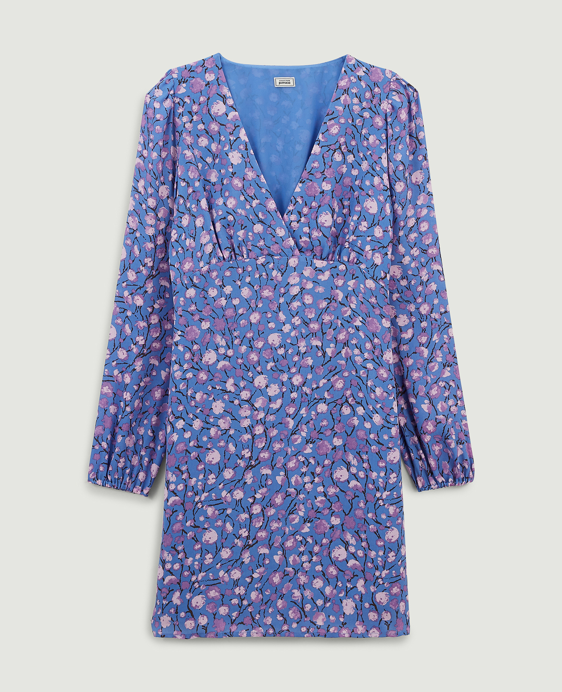 Robe courte et fluide bleu - Pimkie