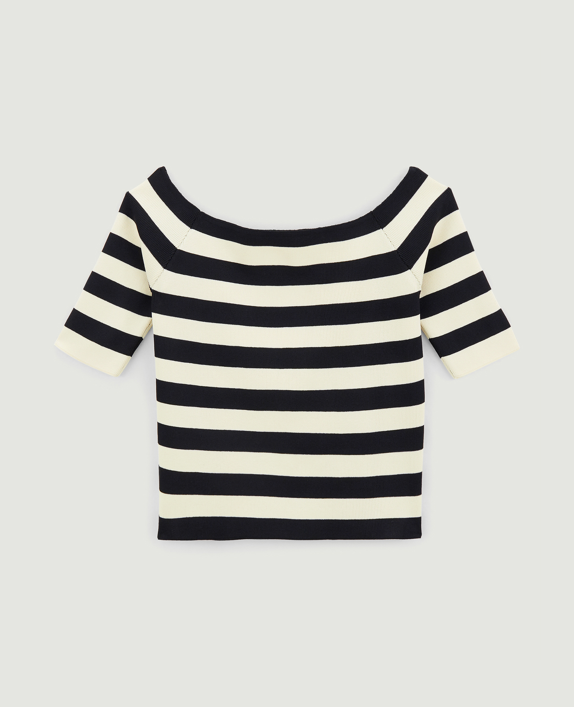 Top encolure Bardot blanc - Pimkie
