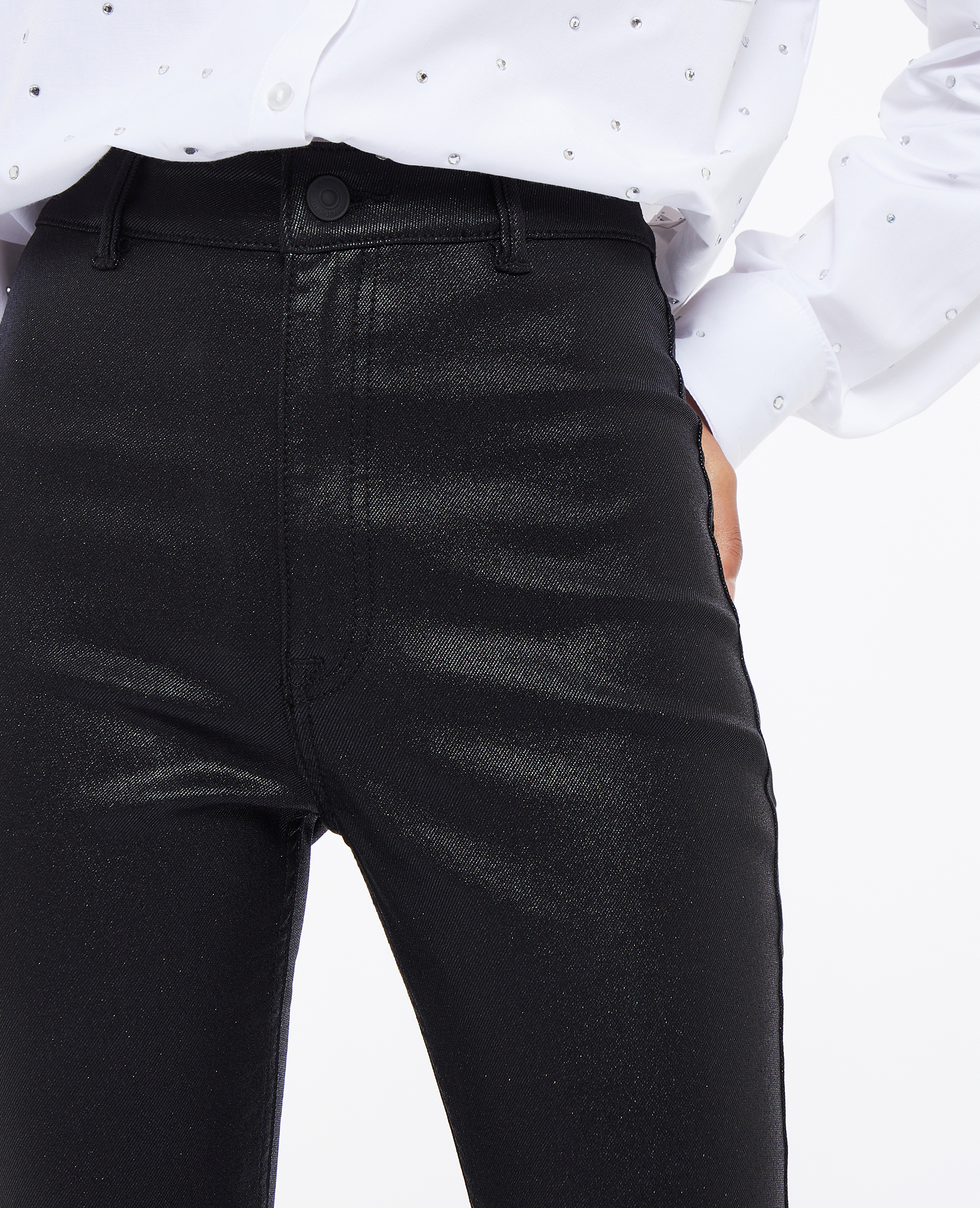 Jegging pailleté noir - Pimkie