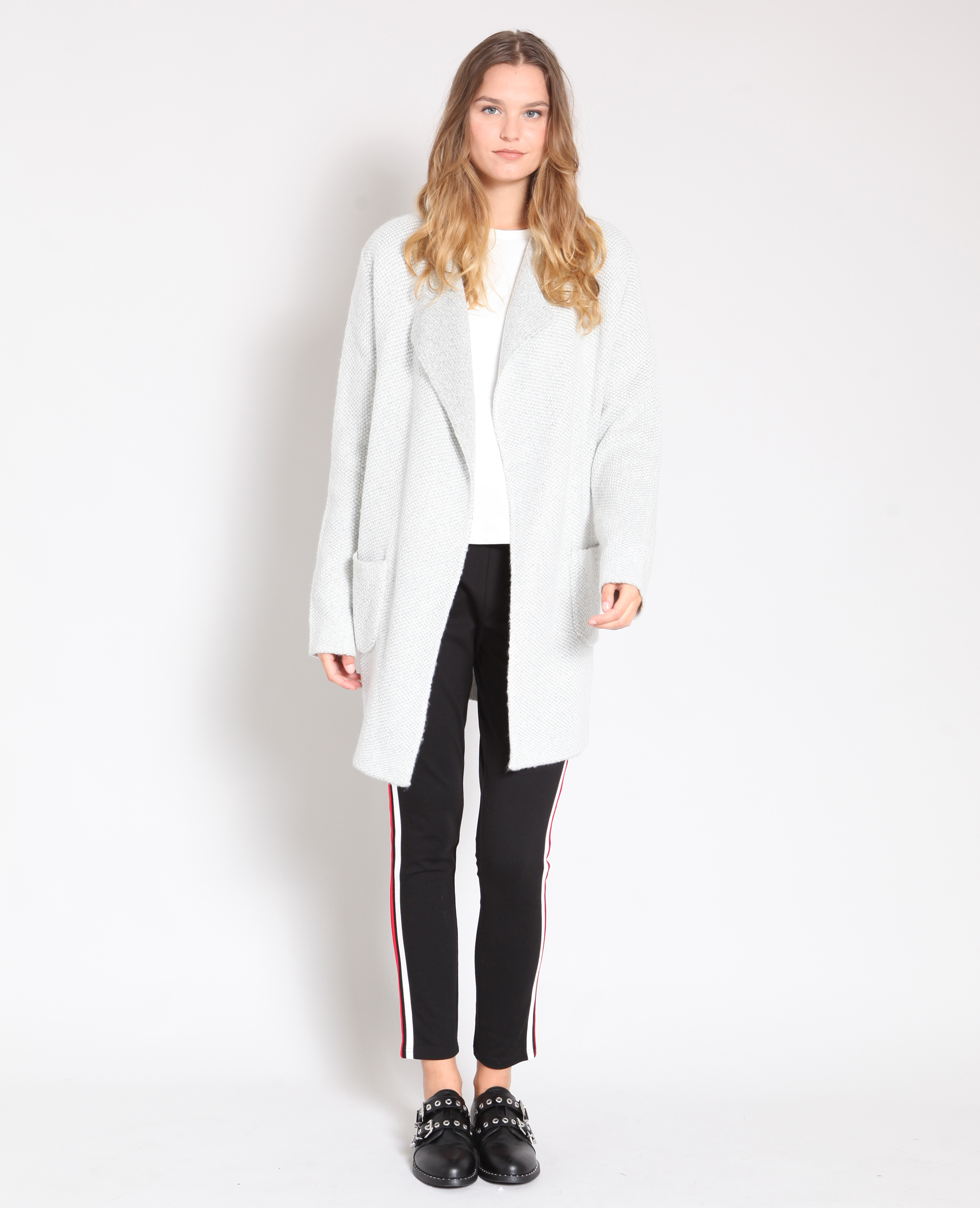 Gilet épais gris chiné - Pimkie