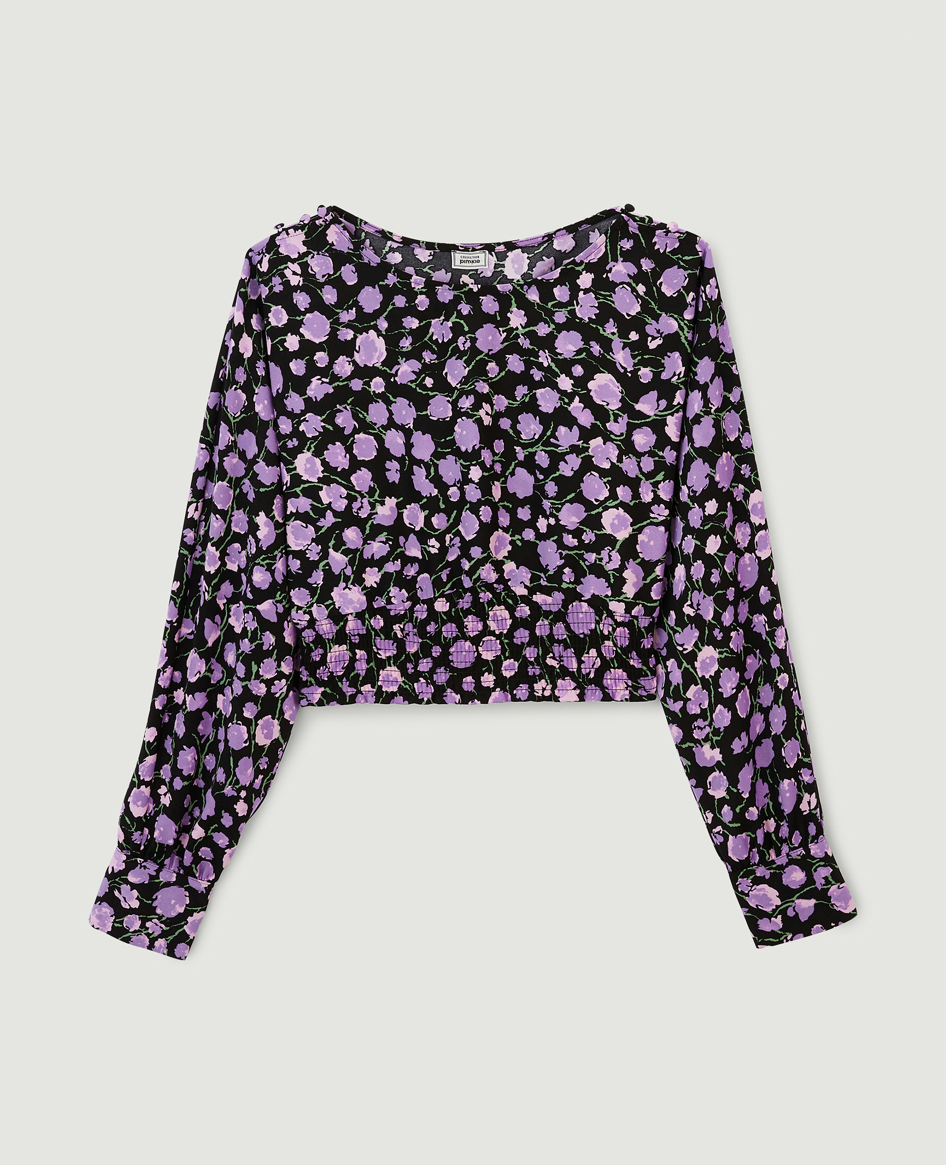 Blouse avec manches chauve-souris violet - Pimkie