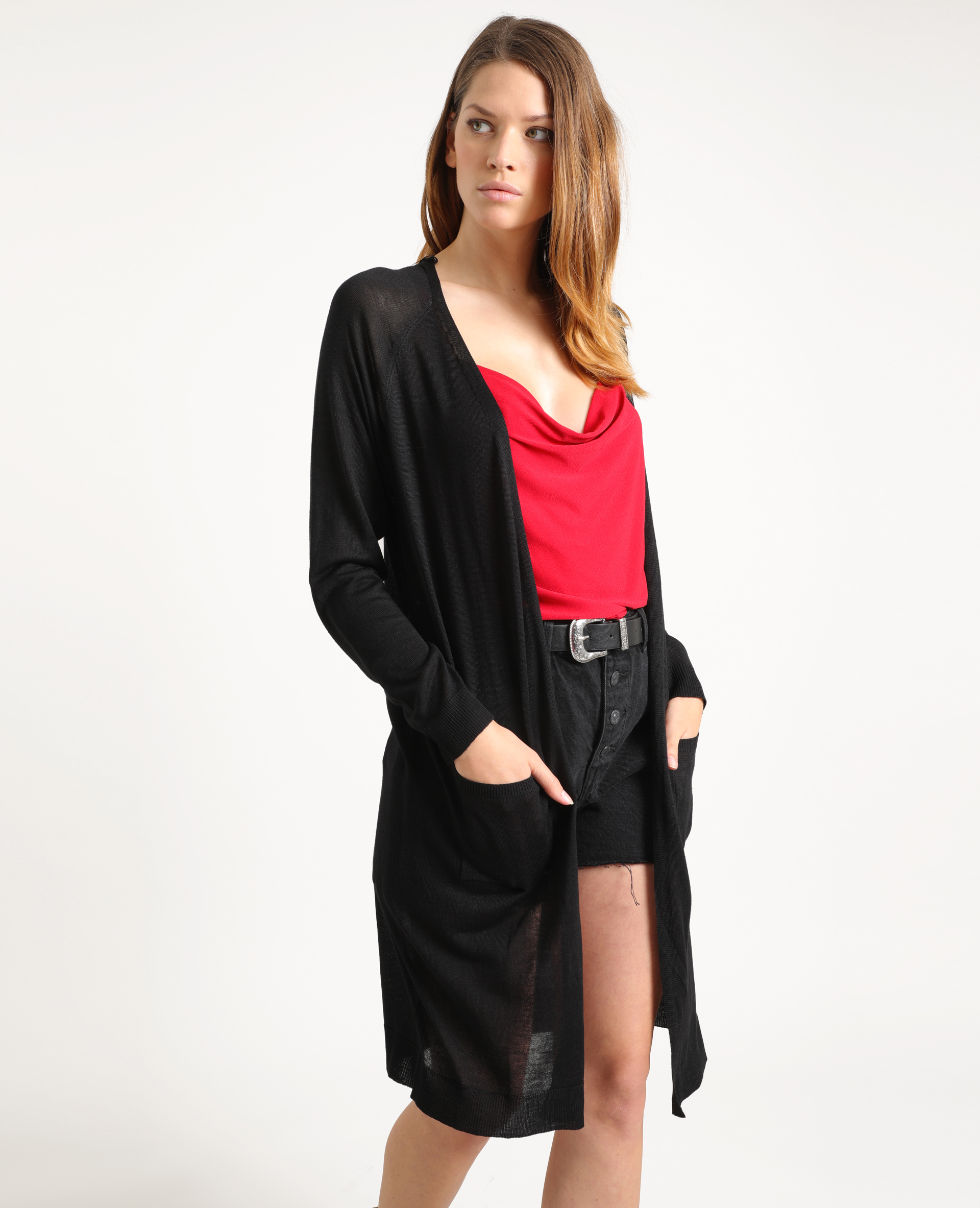 Gilet fin long store