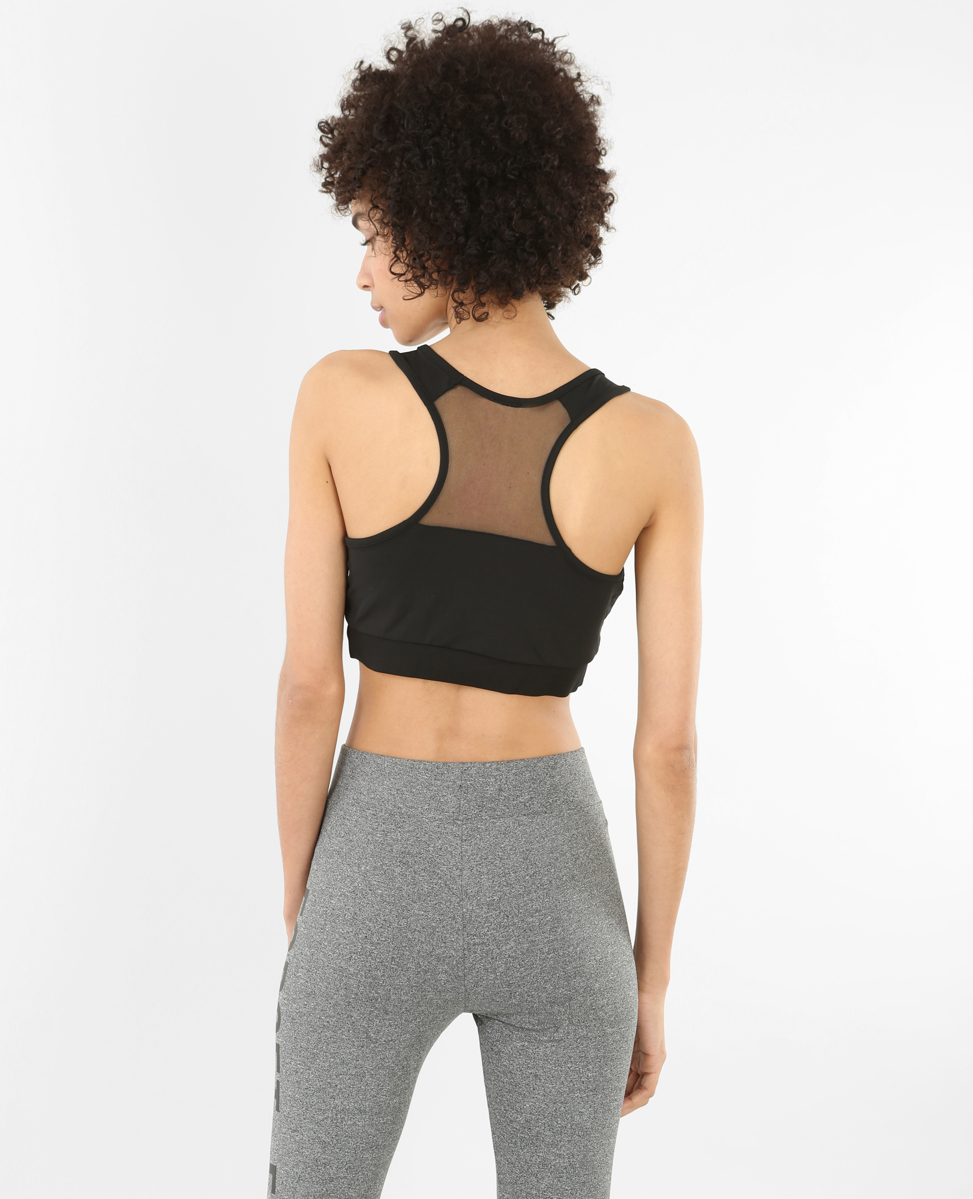 Brassière de sport noir - Pimkie