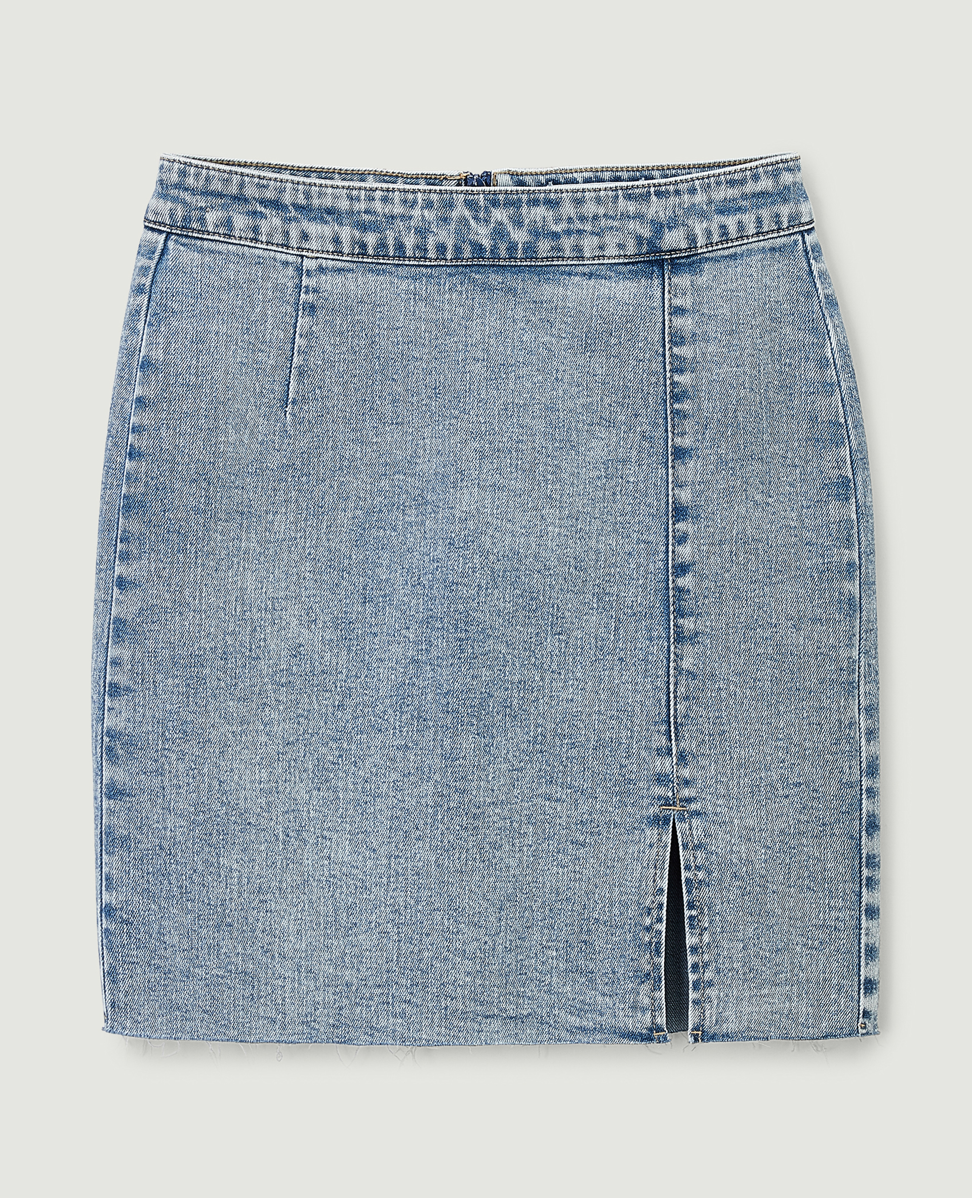Jupe en jean bleu clair - Pimkie