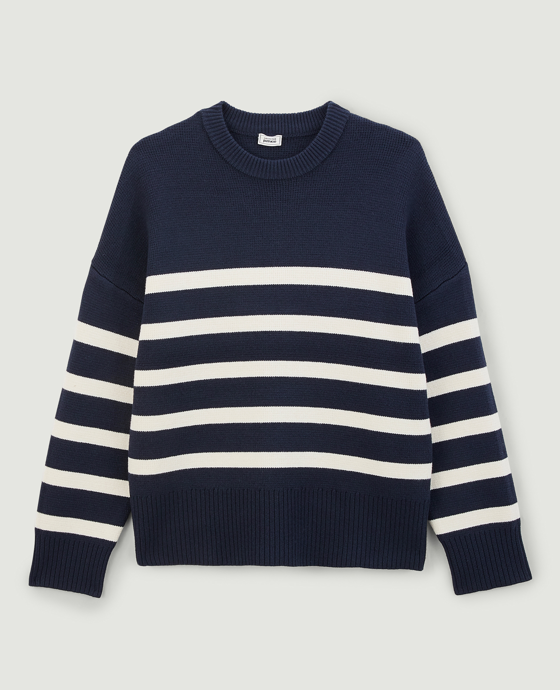 Pull marin en maille bleu marine - Pimkie