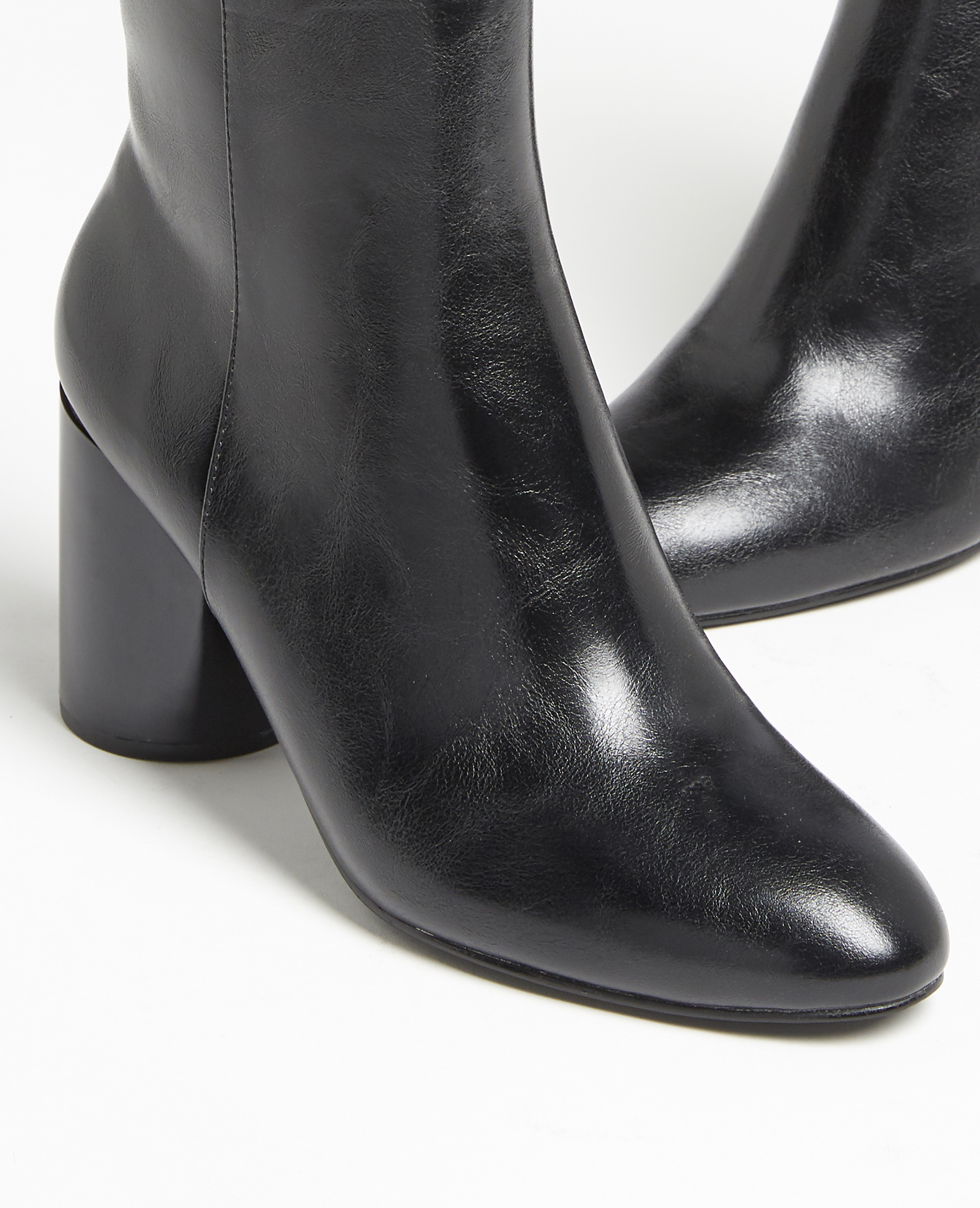 Boots à talons ronds noir - Pimkie