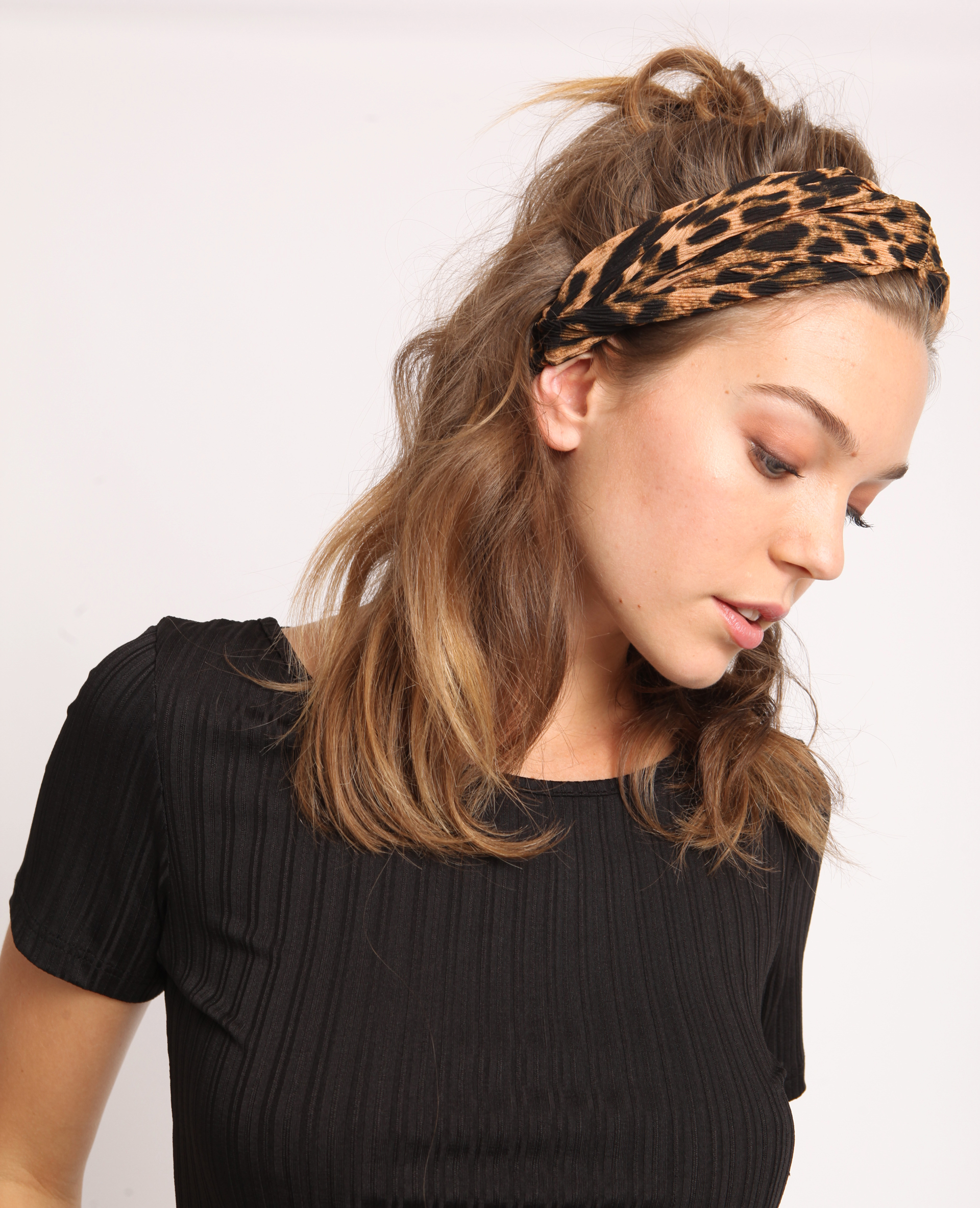 Headband léopard rose clair - Pimkie