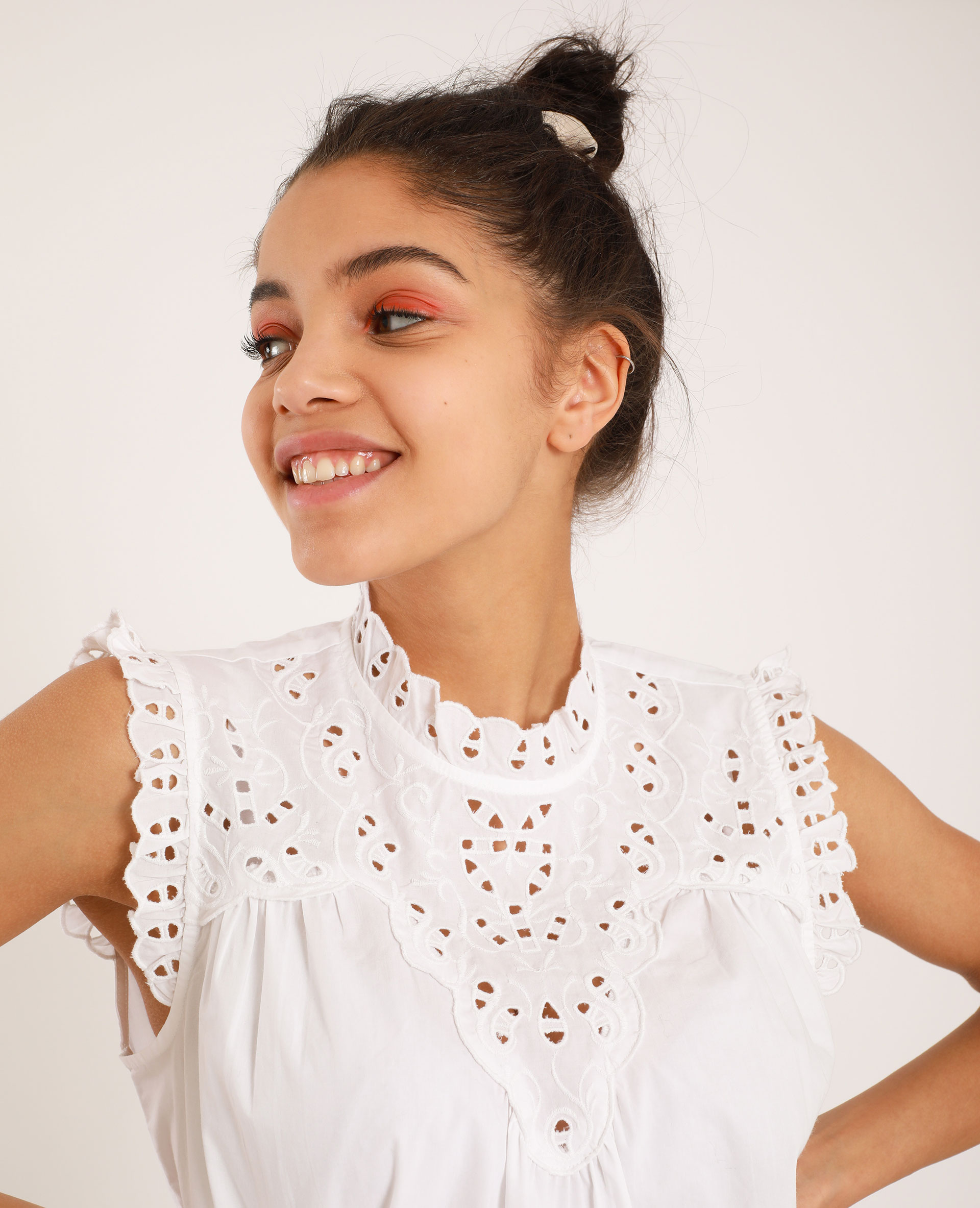 Blouse broderie cheap anglaise pimkie