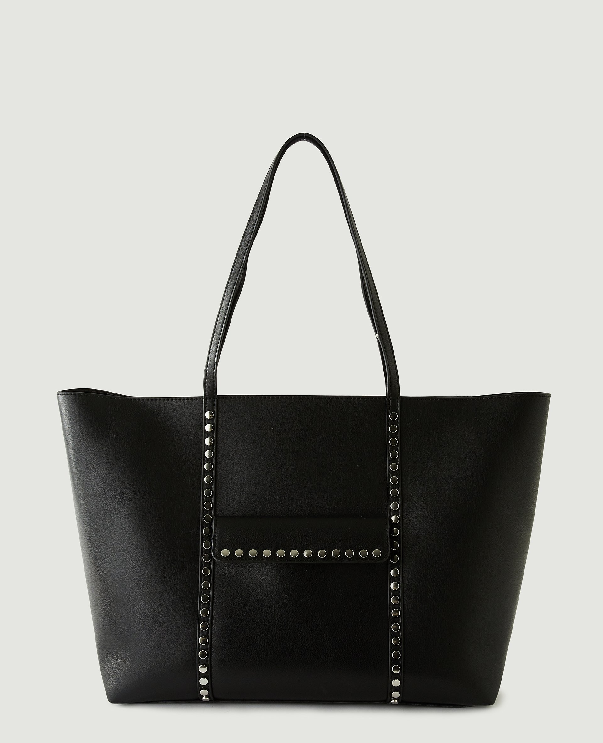 Sac cabas en simili cuir clous Pimkie