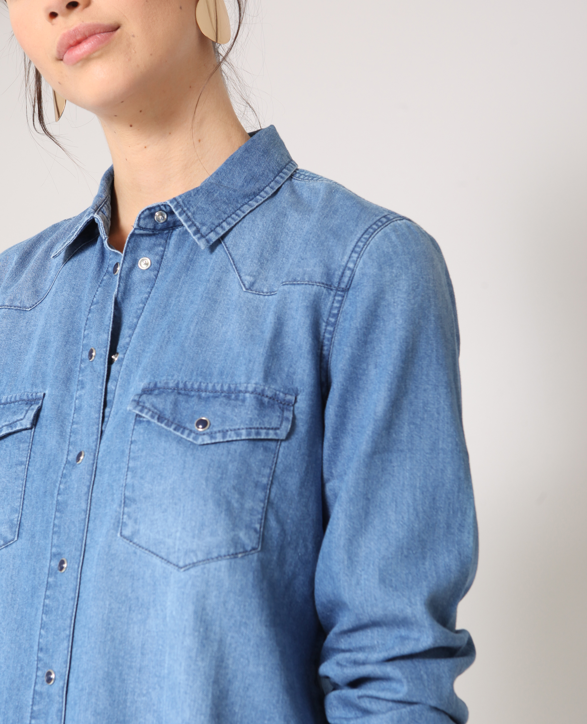 Pimkie chemise jean clearance