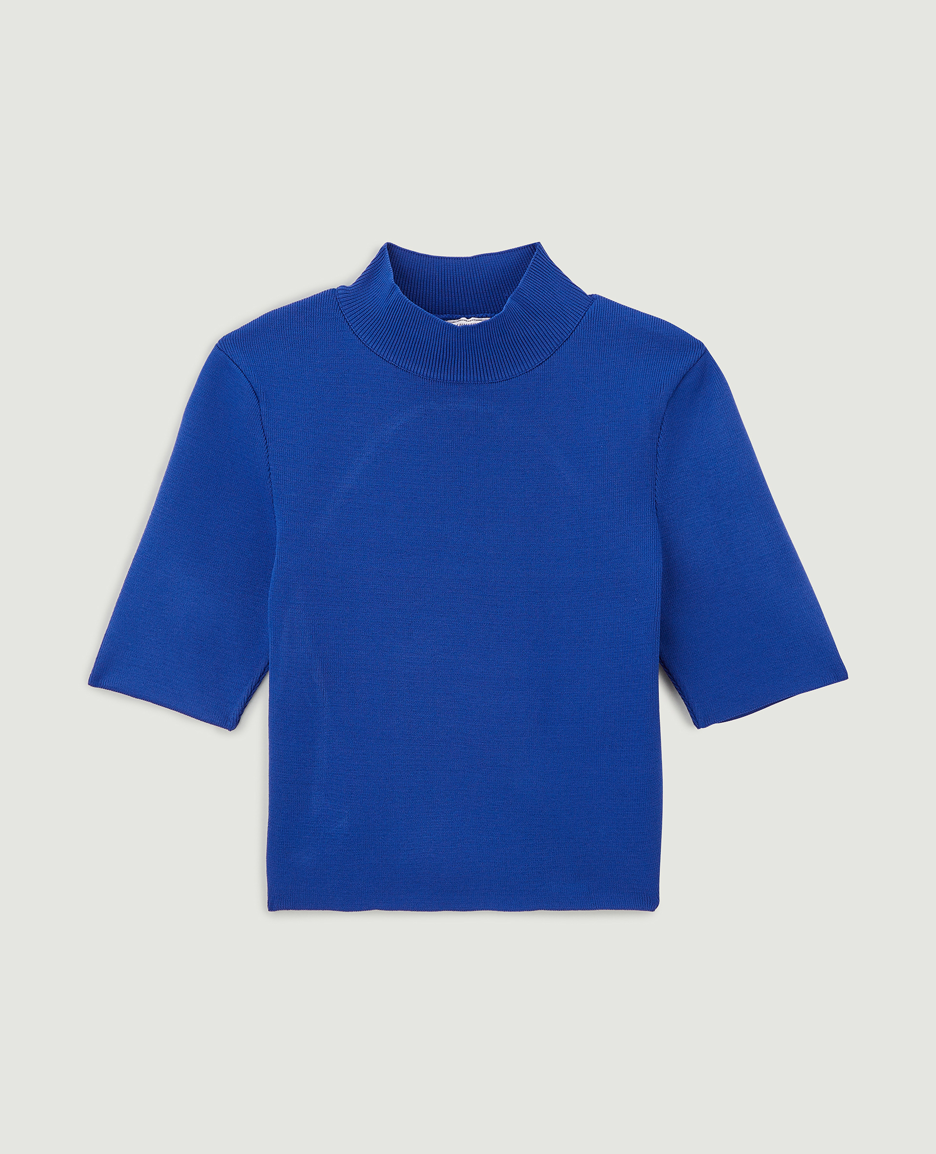 Top dos-nu en maille bleu électrique - Pimkie