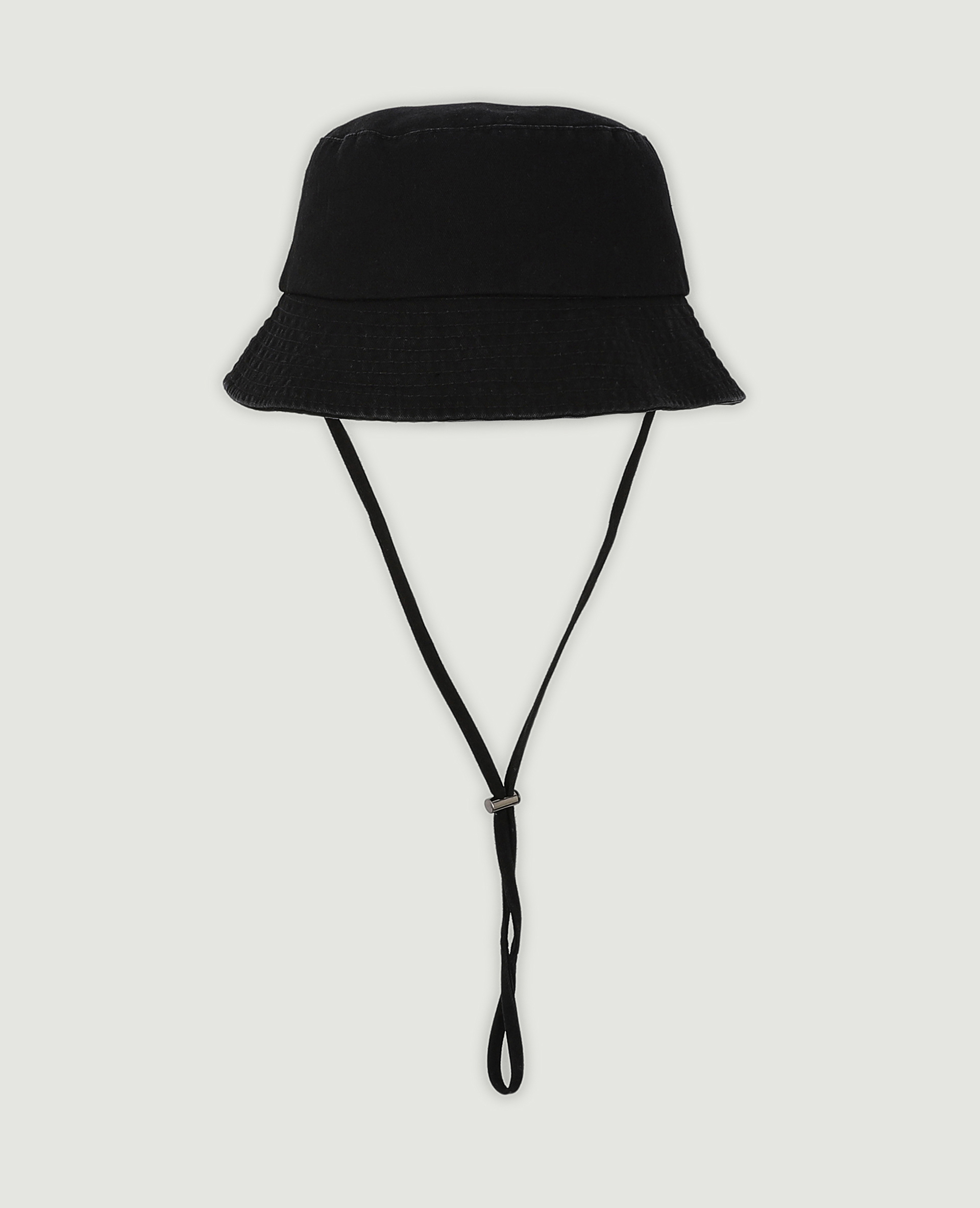 Bob en toile avec cordon noir - Pimkie