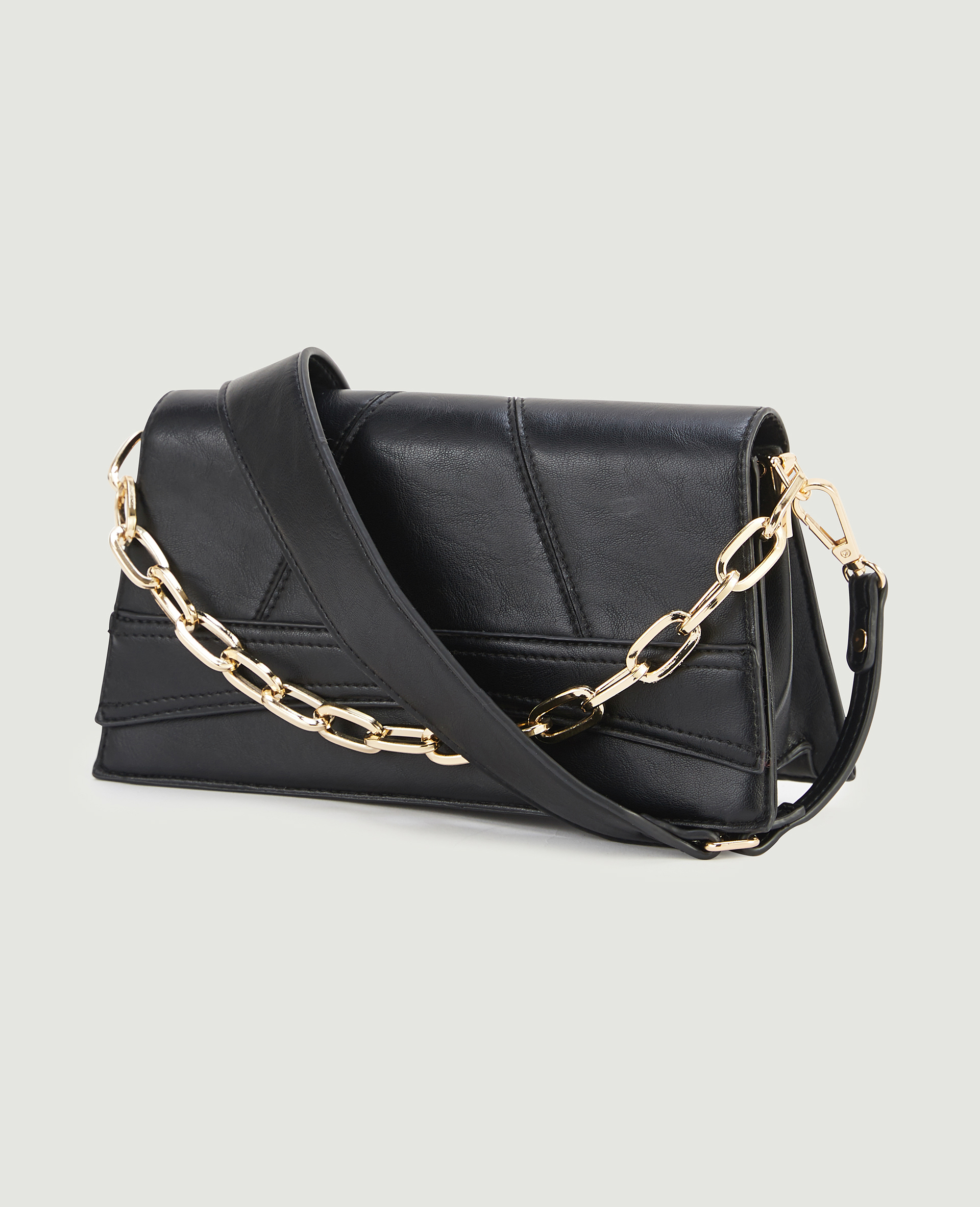 Sac baguette rigide noir - Pimkie