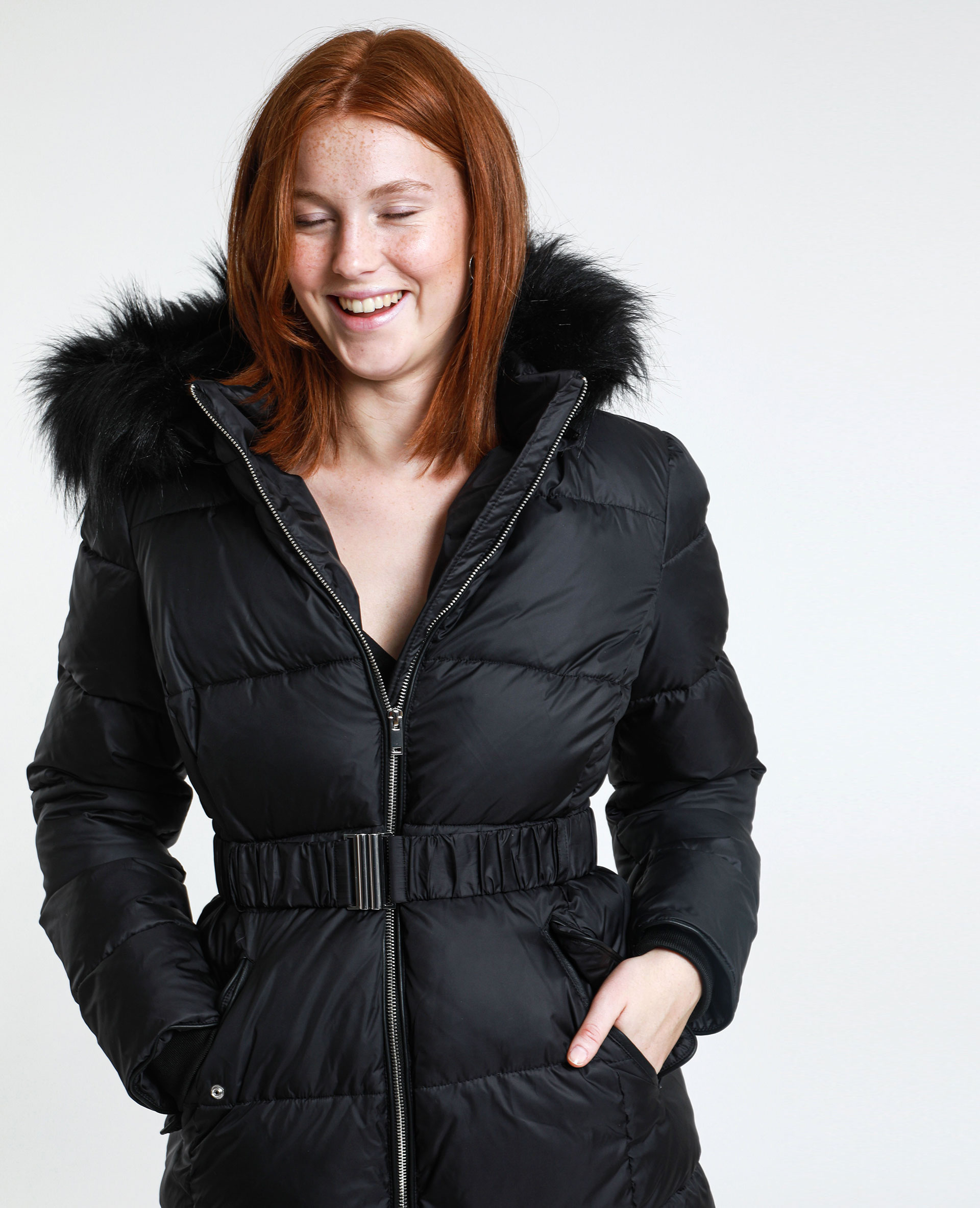 Doudoune femme longue à capuche top