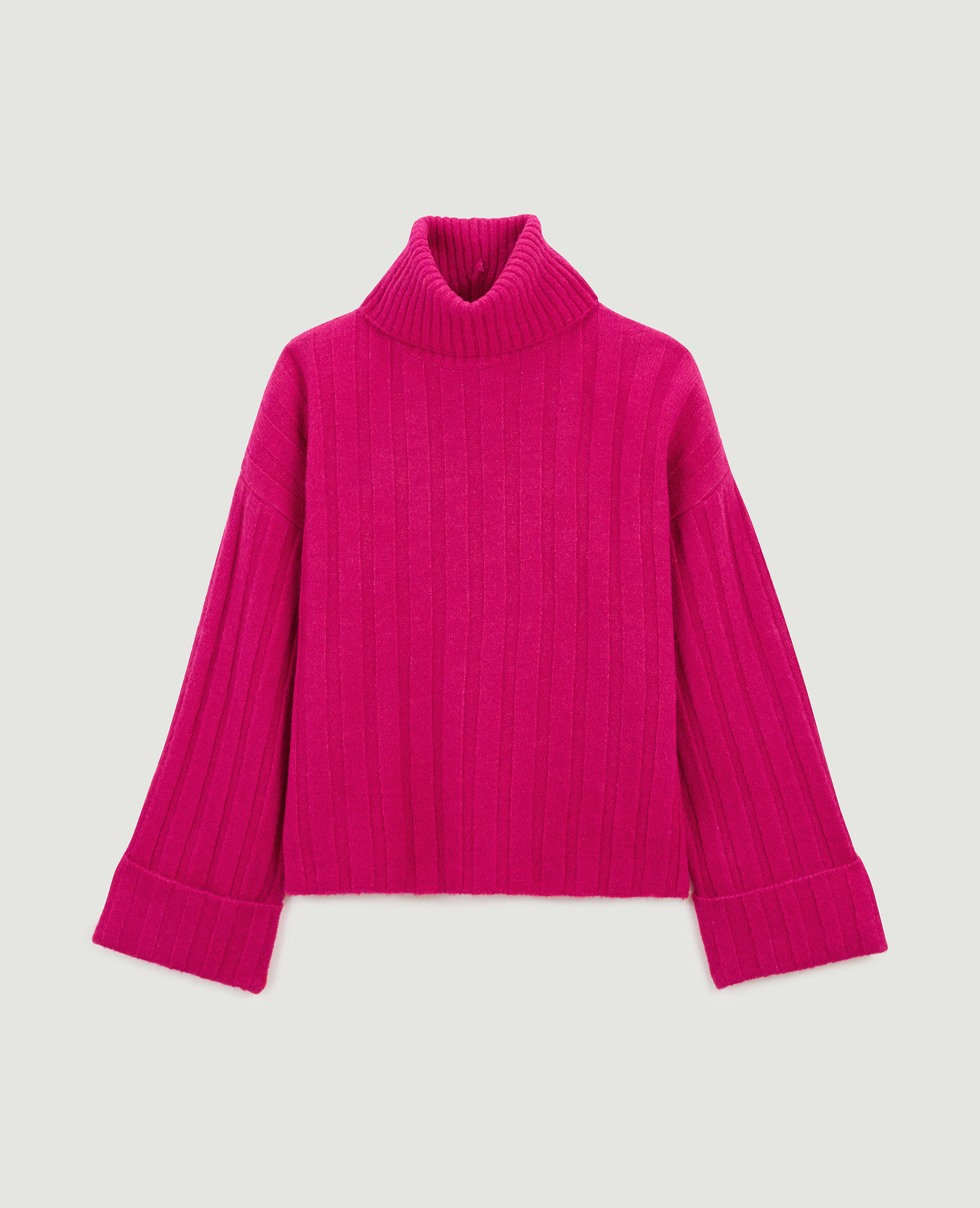 Pull à col roulé rose - Pimkie