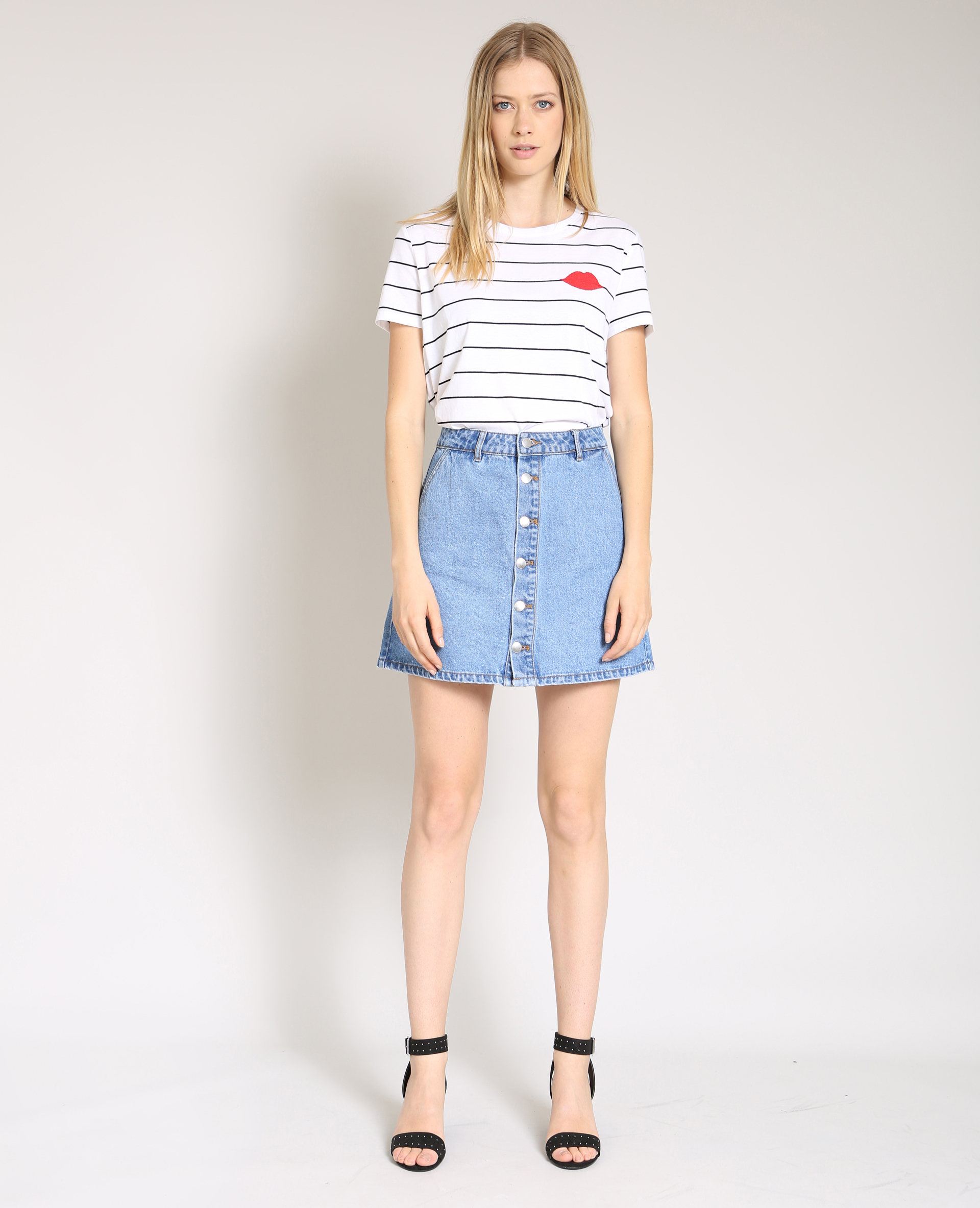 T-shirt imprimé blanc - Pimkie