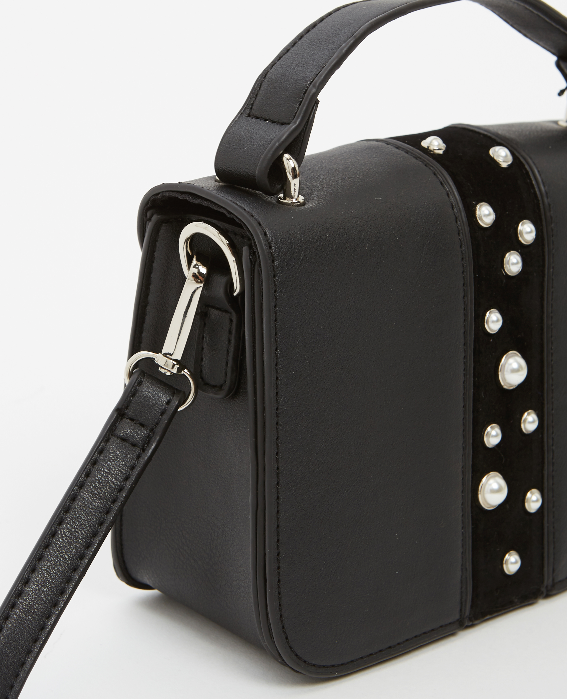 Petit sac à perles noir - Pimkie