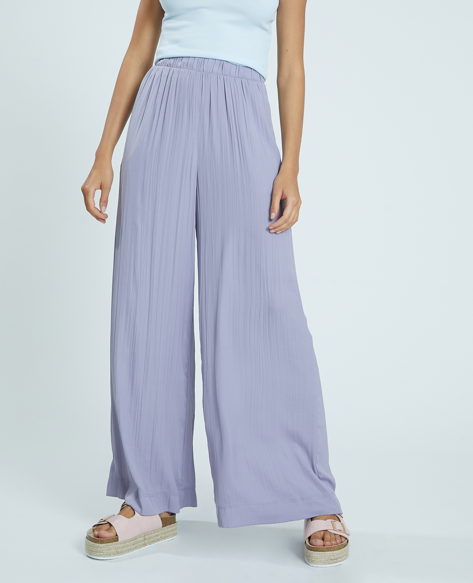 Pantalon fluide plissé femme 2025