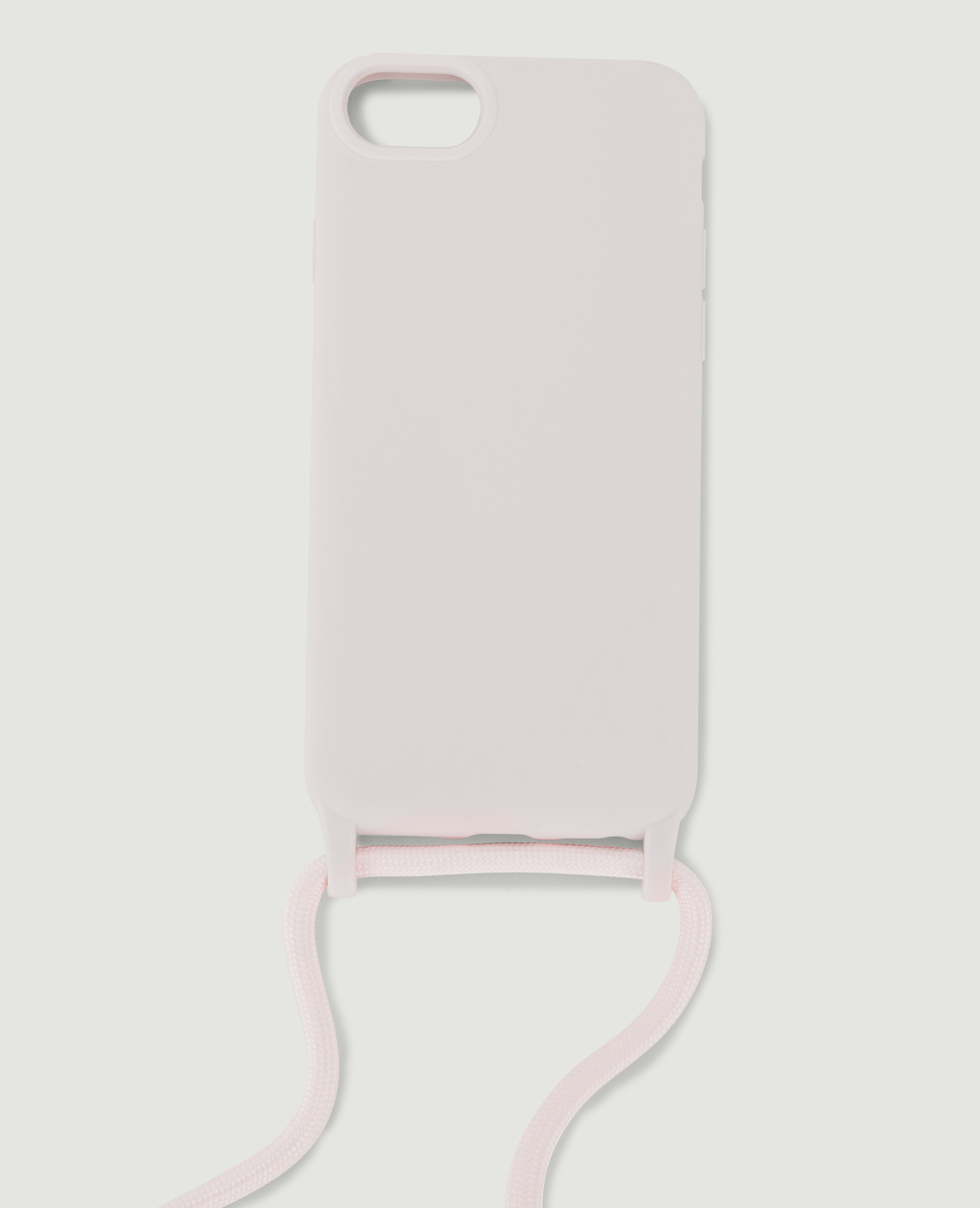 Coque iPhone avec bandoulière rose - Pimkie