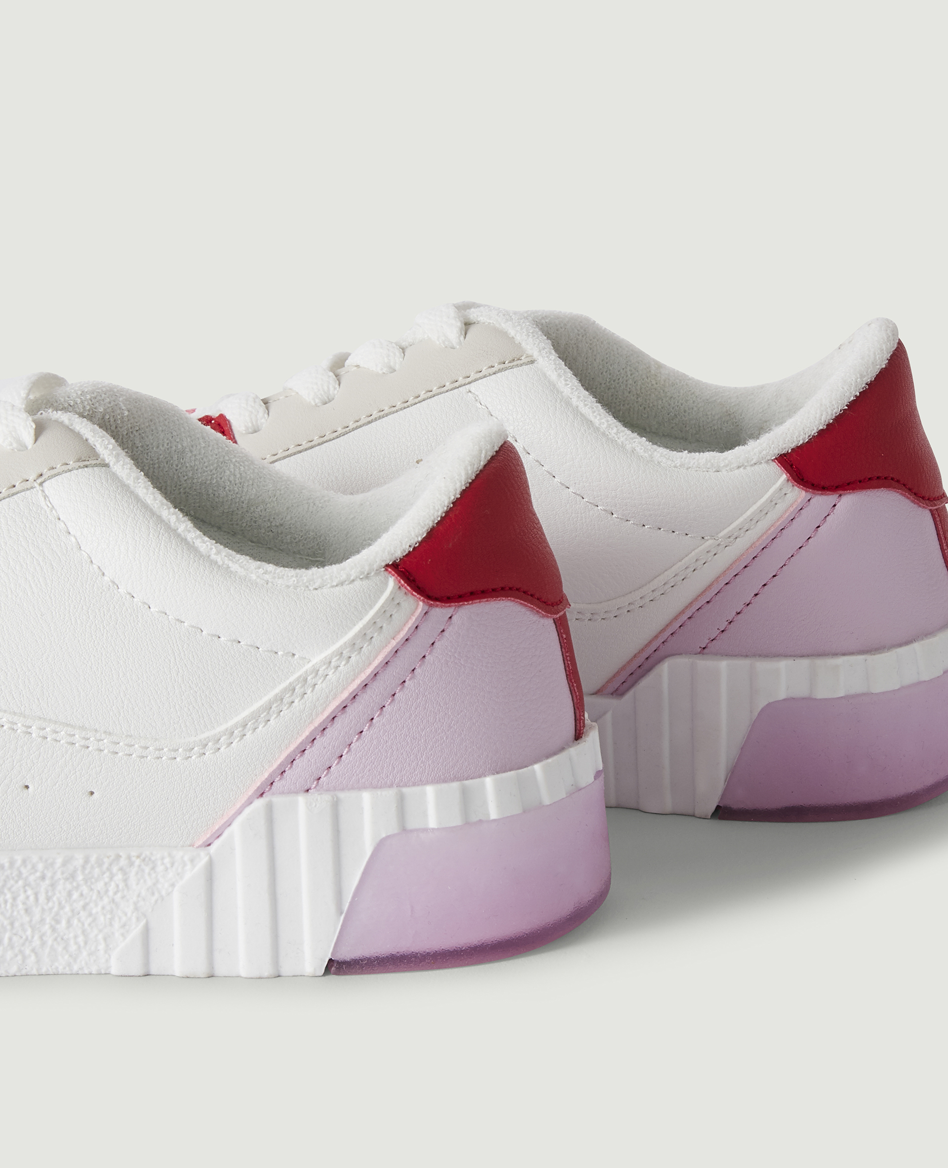 Sneakers compensées rouge - Pimkie
