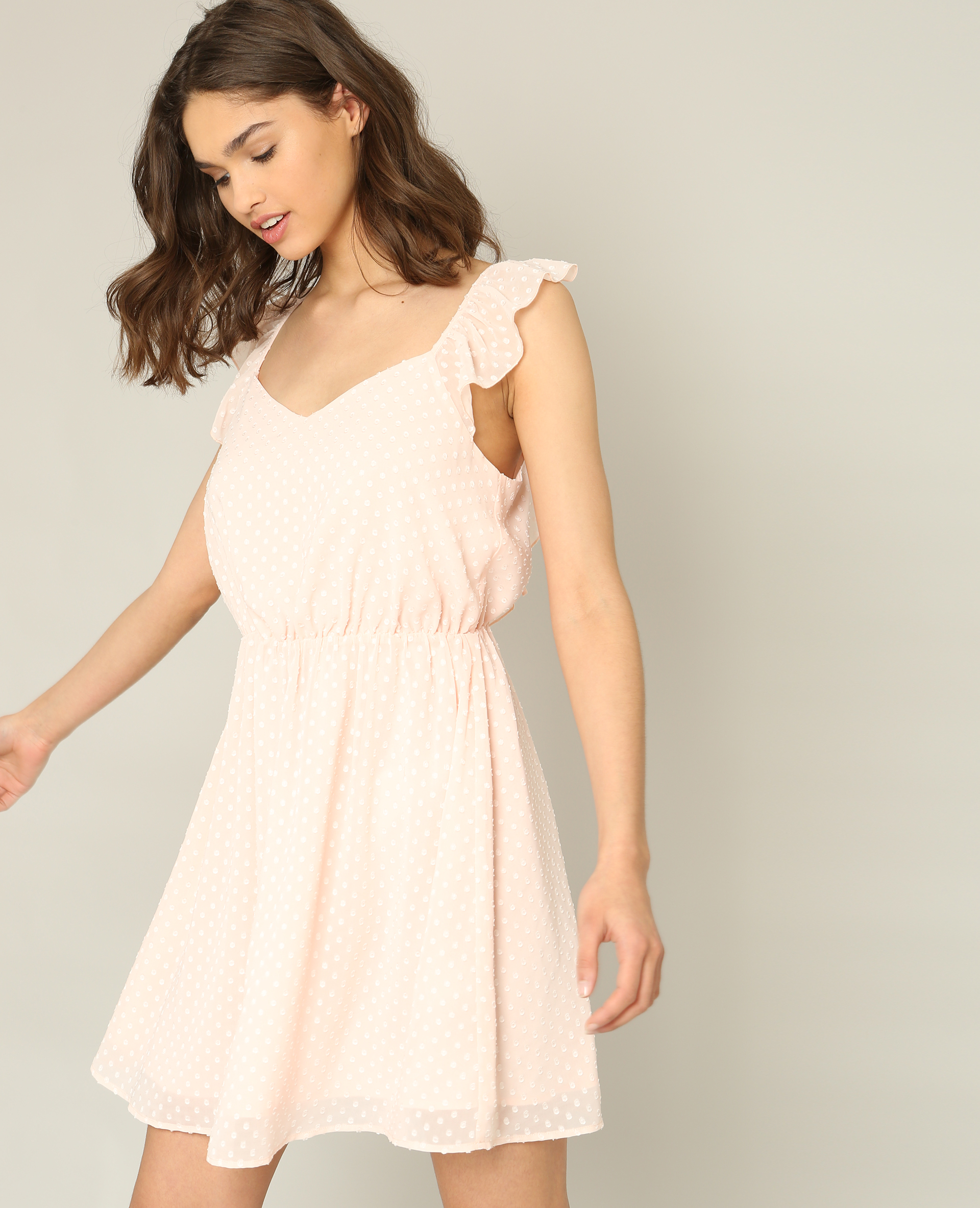 Robe en plumetis