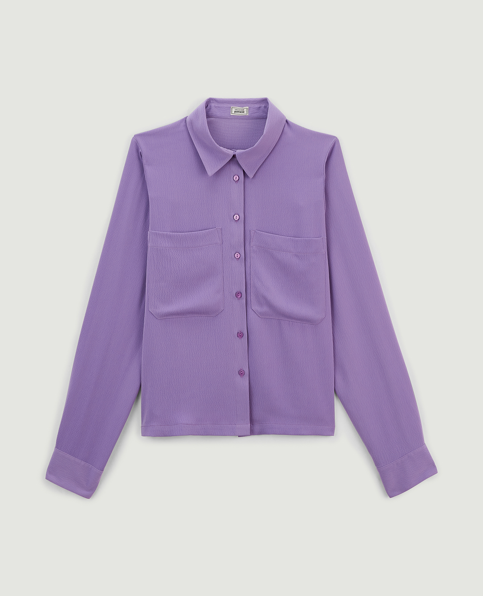 Chemise fluide manches longues violet - Pimkie