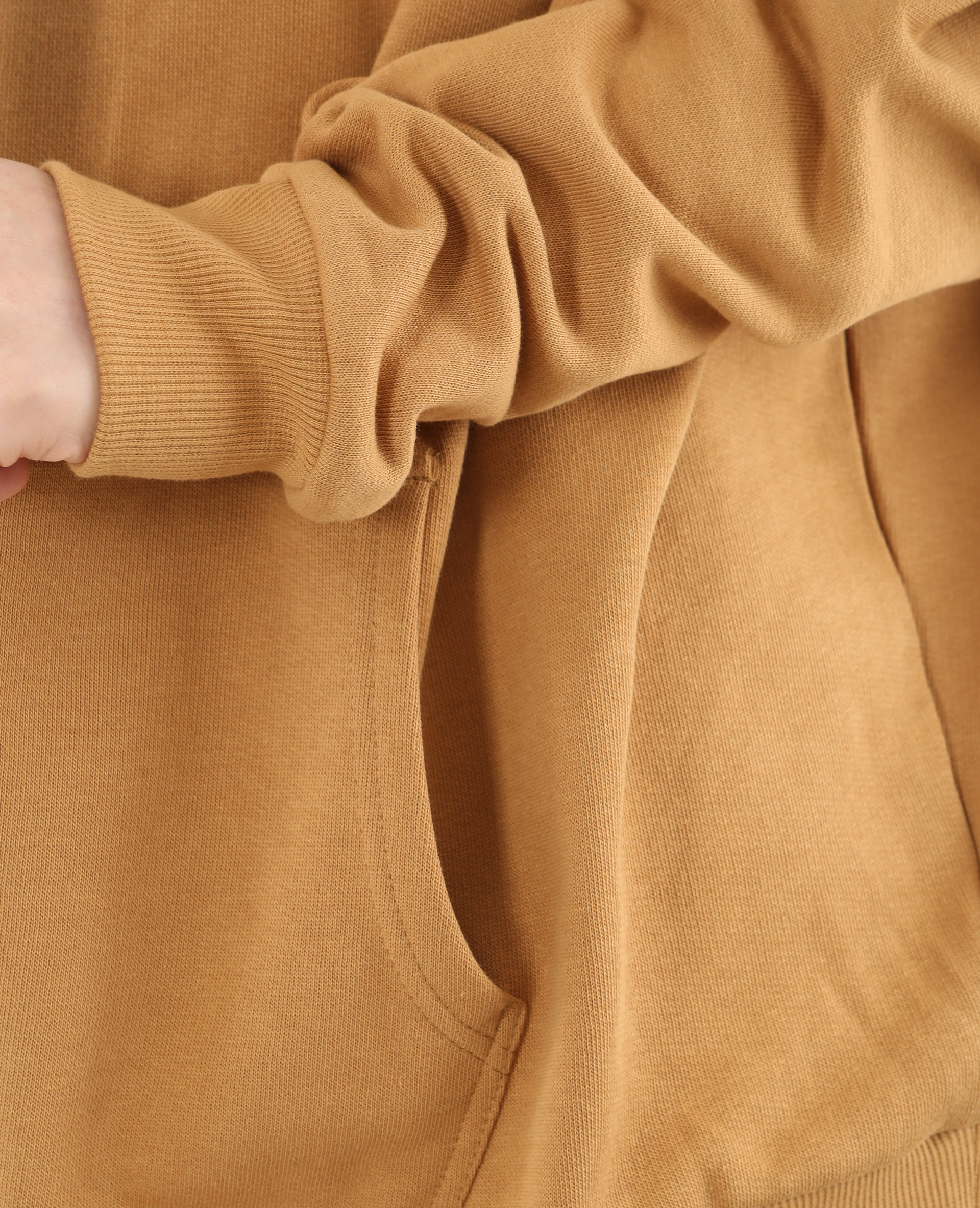 Long sweat à capuche camel - Pimkie