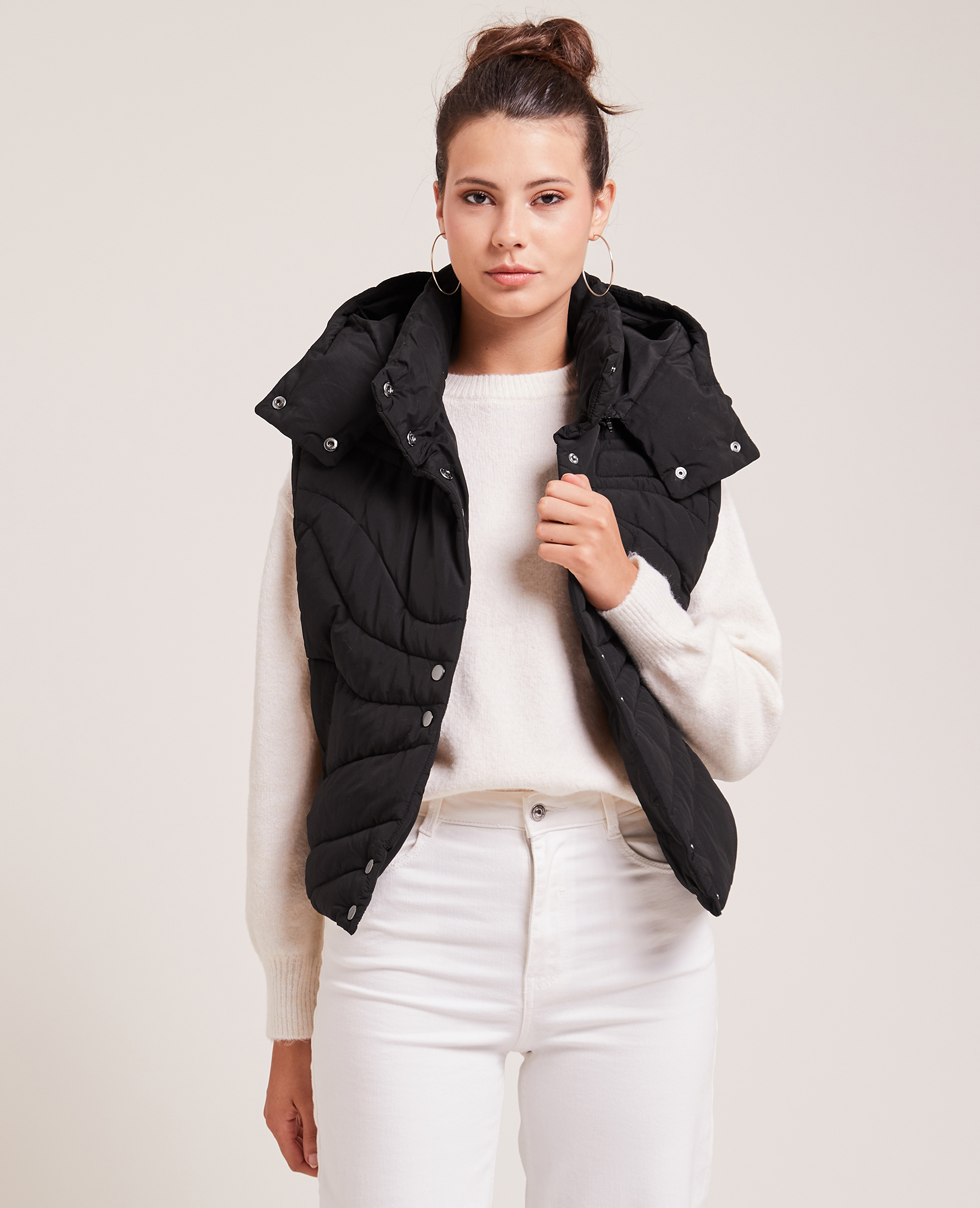 Doudoune matelassage wavy noir - Pimkie
