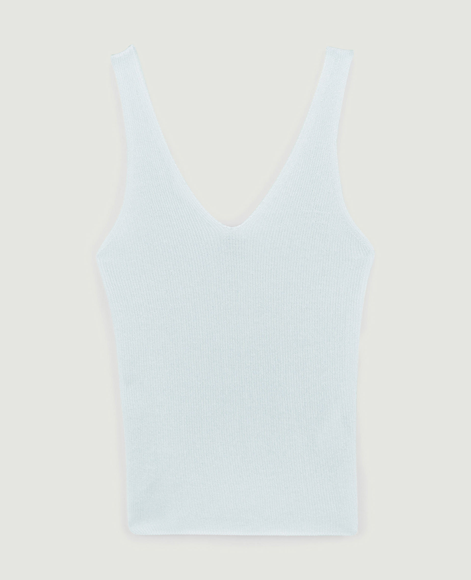 Débardeur en maille brillante gris argenté - Pimkie