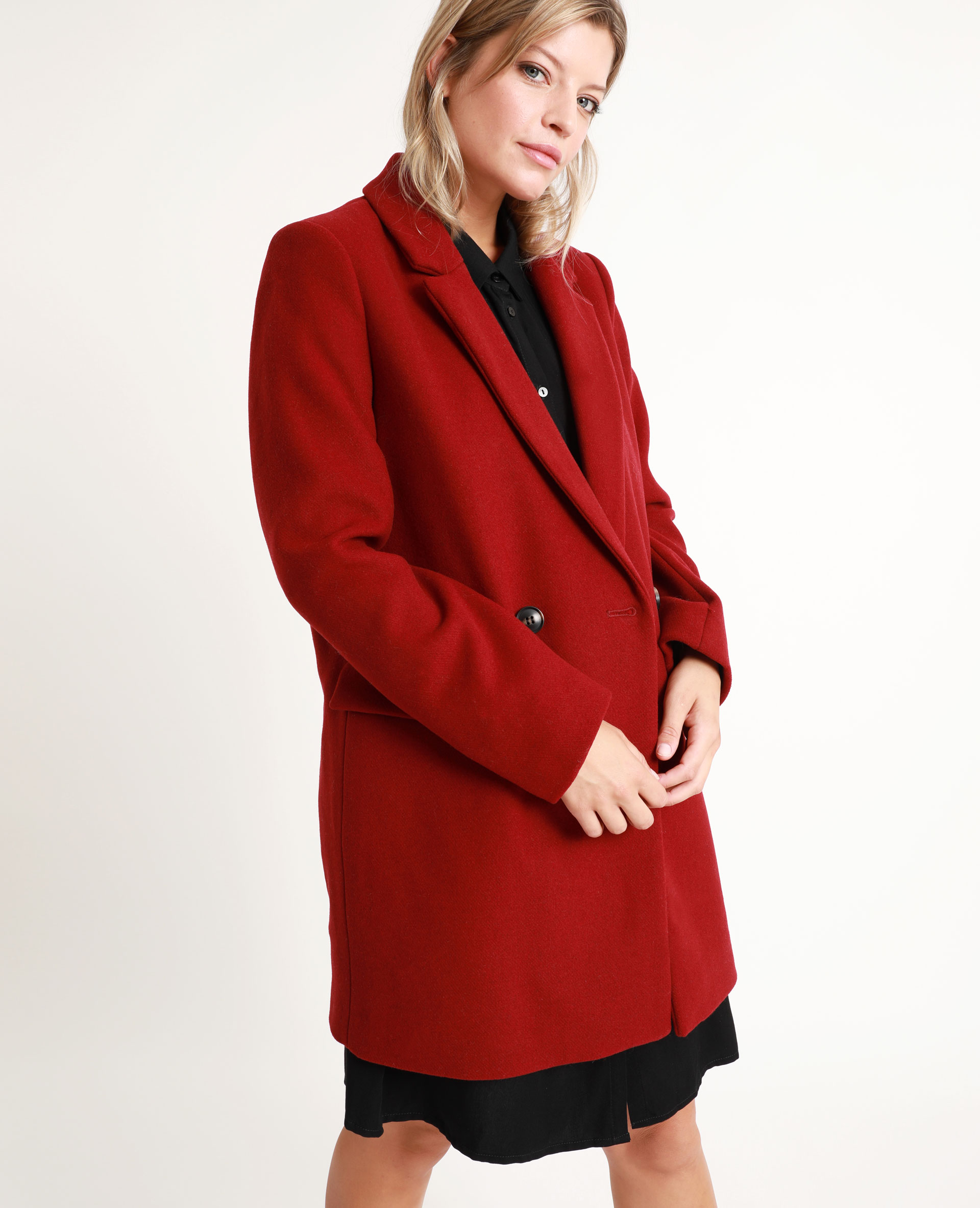 Pimkie manteau rouge shop