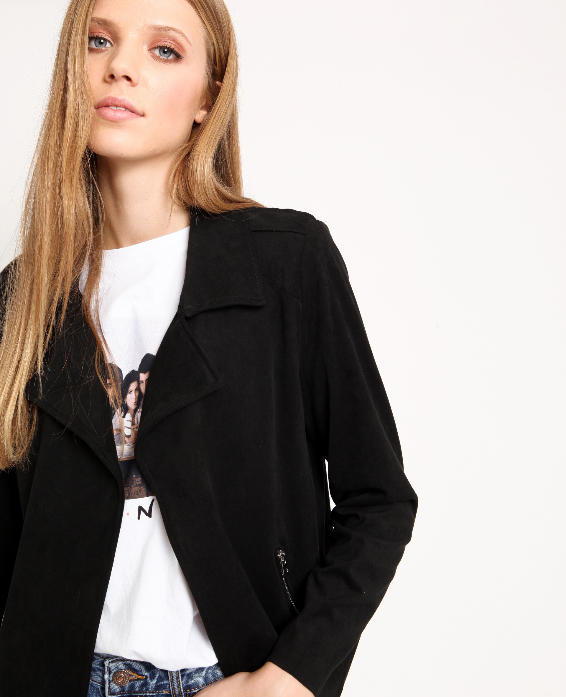 Veste suedine femme outlet