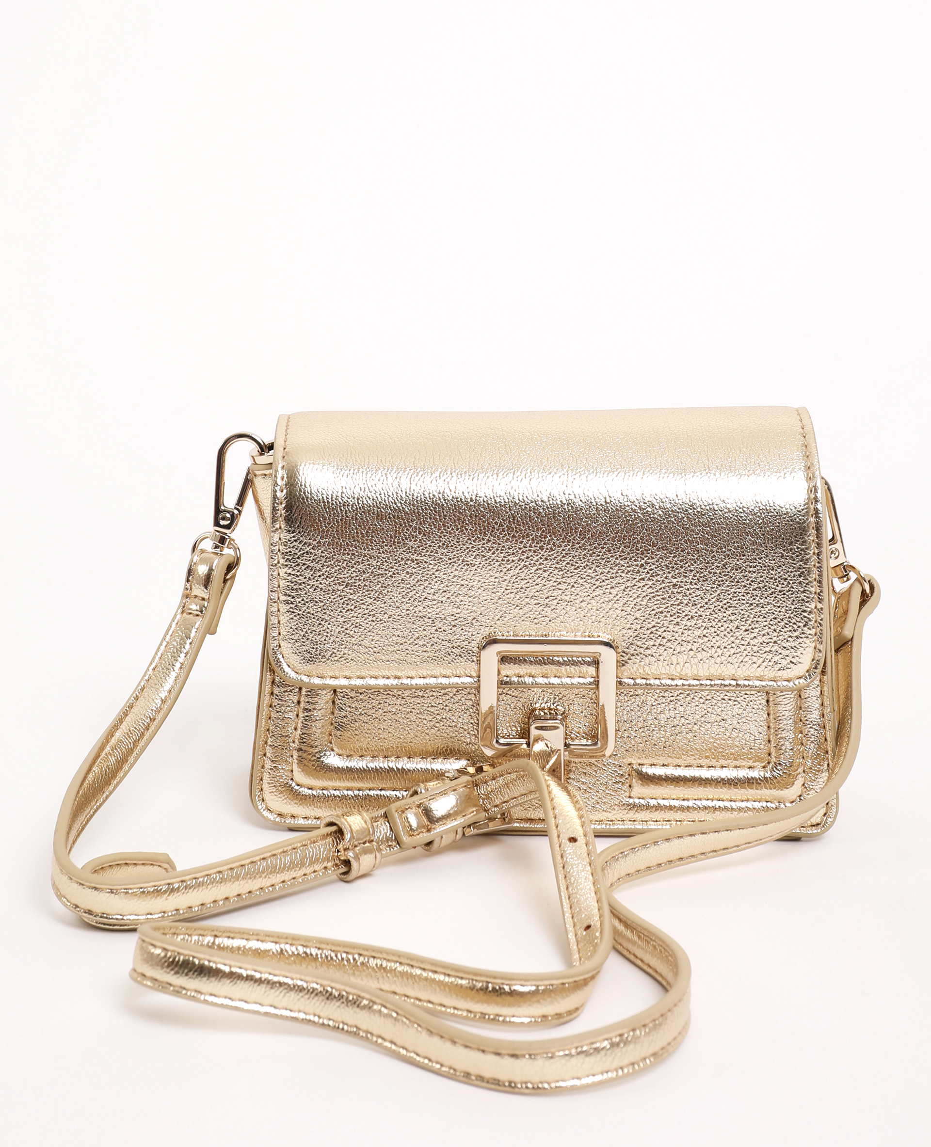 Mini sac boxy doré - Pimkie