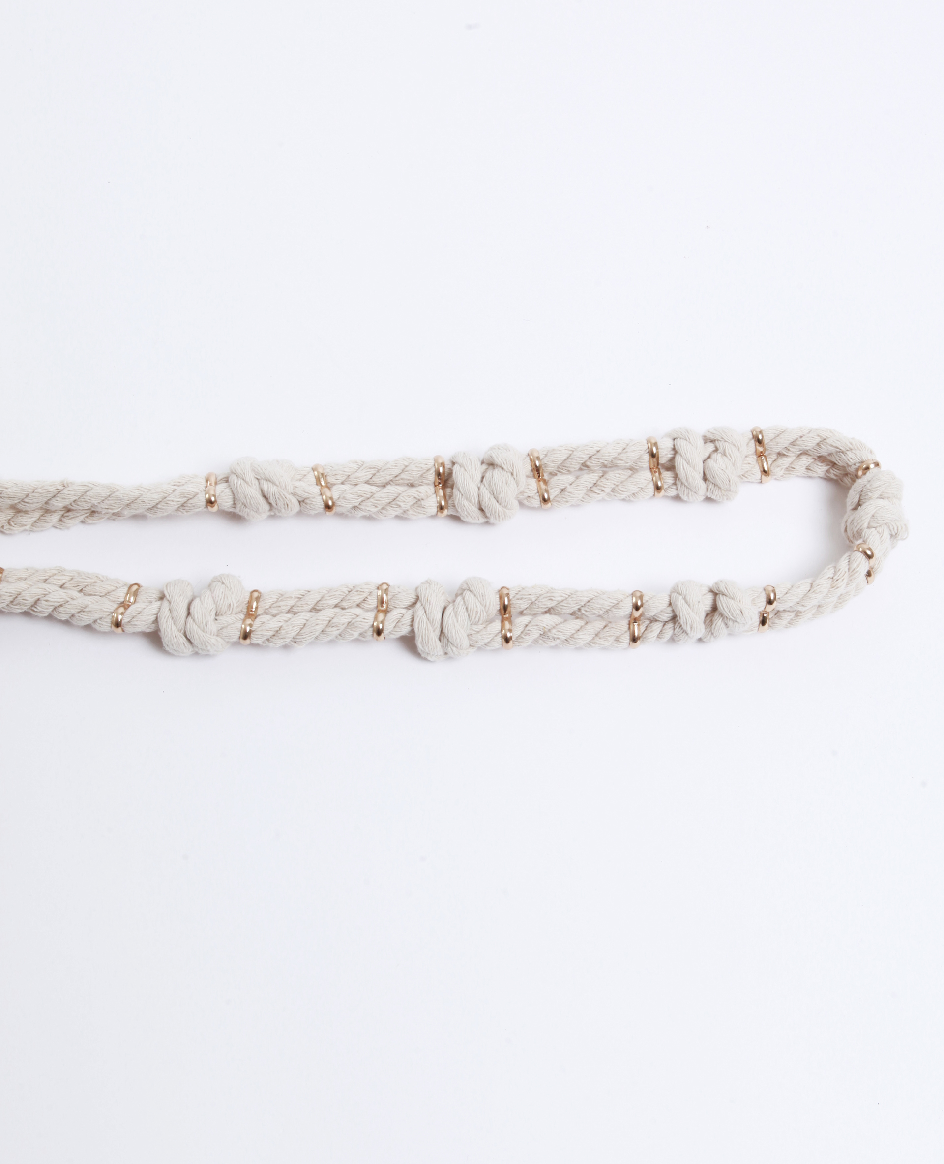 Ceinture en corde beige - Pimkie