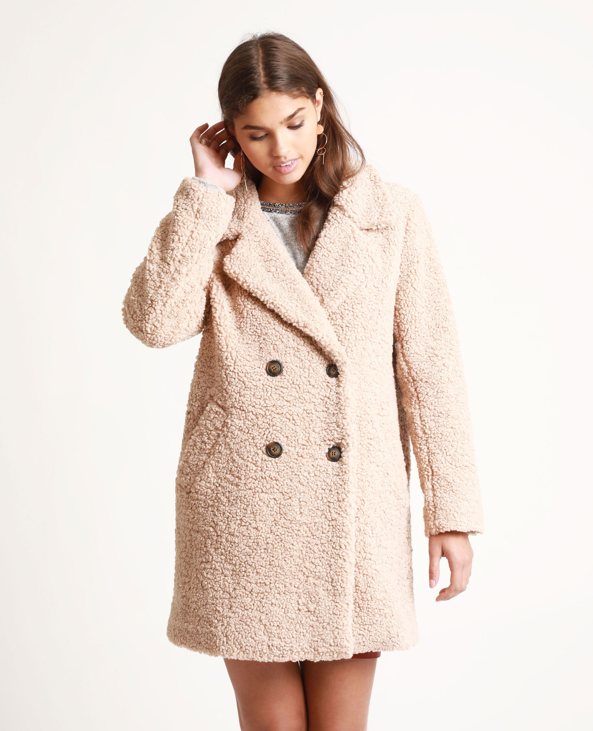 manteau femme fourrure mouton