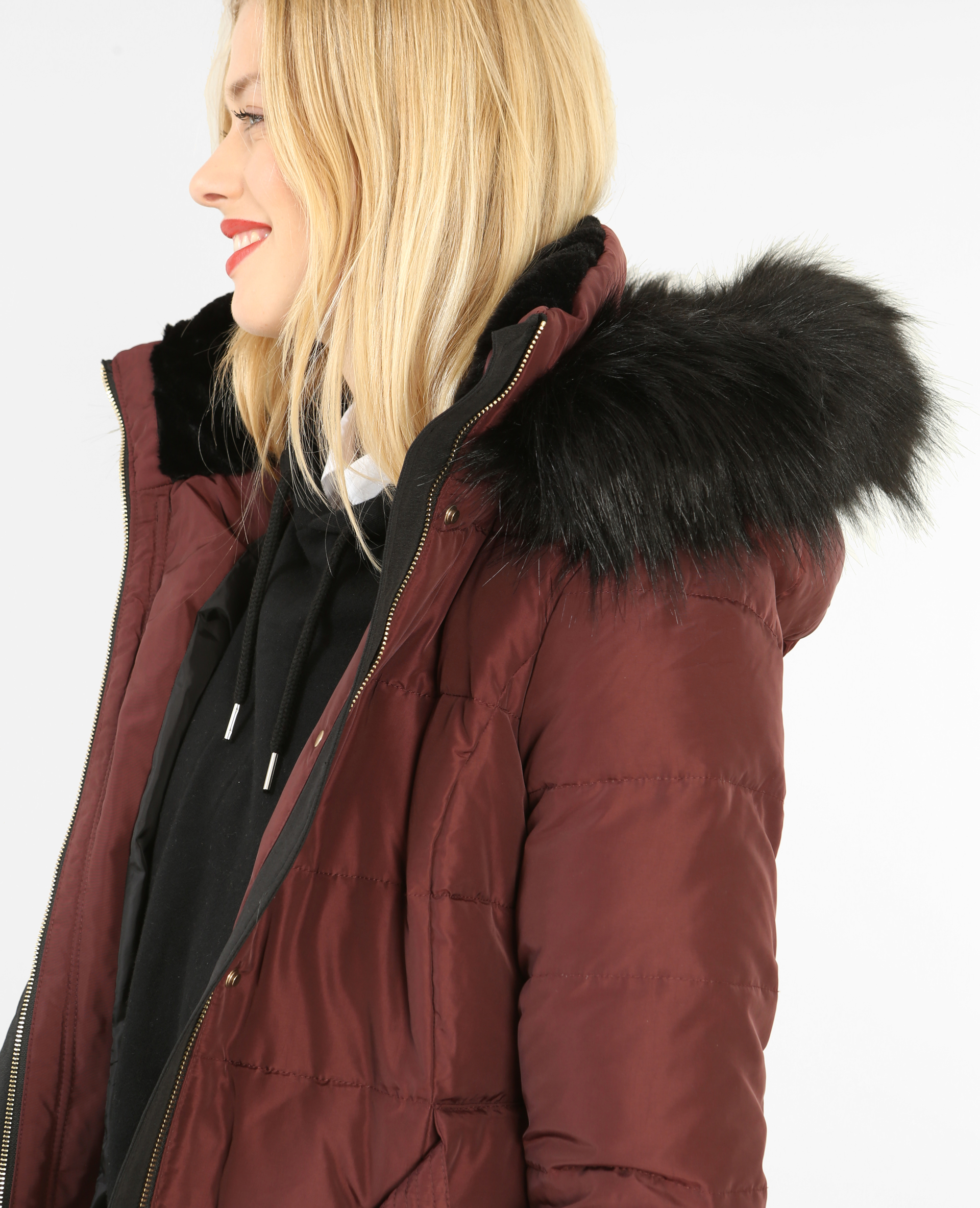 Doudoune clearance pimkie rouge