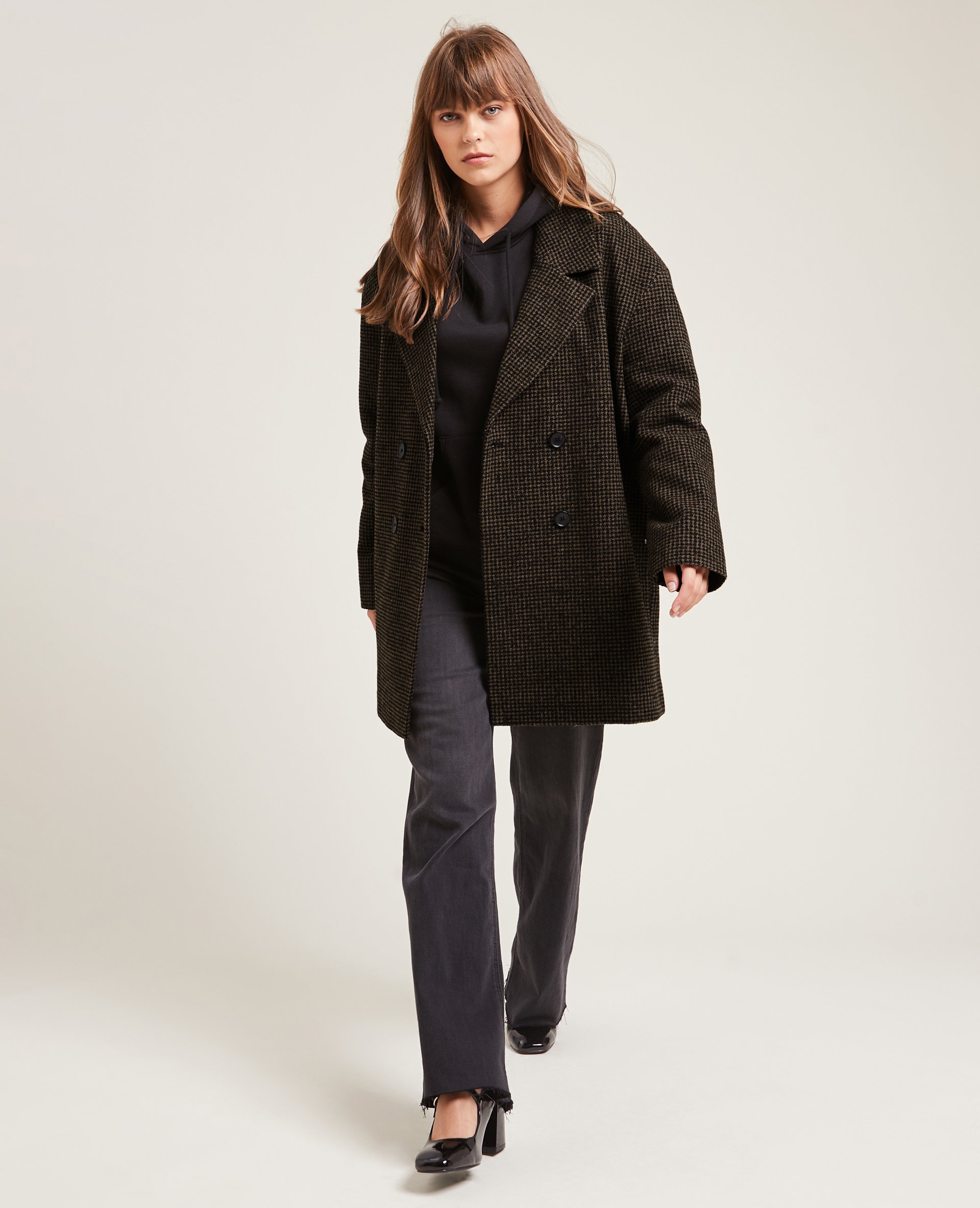 Manteau pied de poule pimkie store