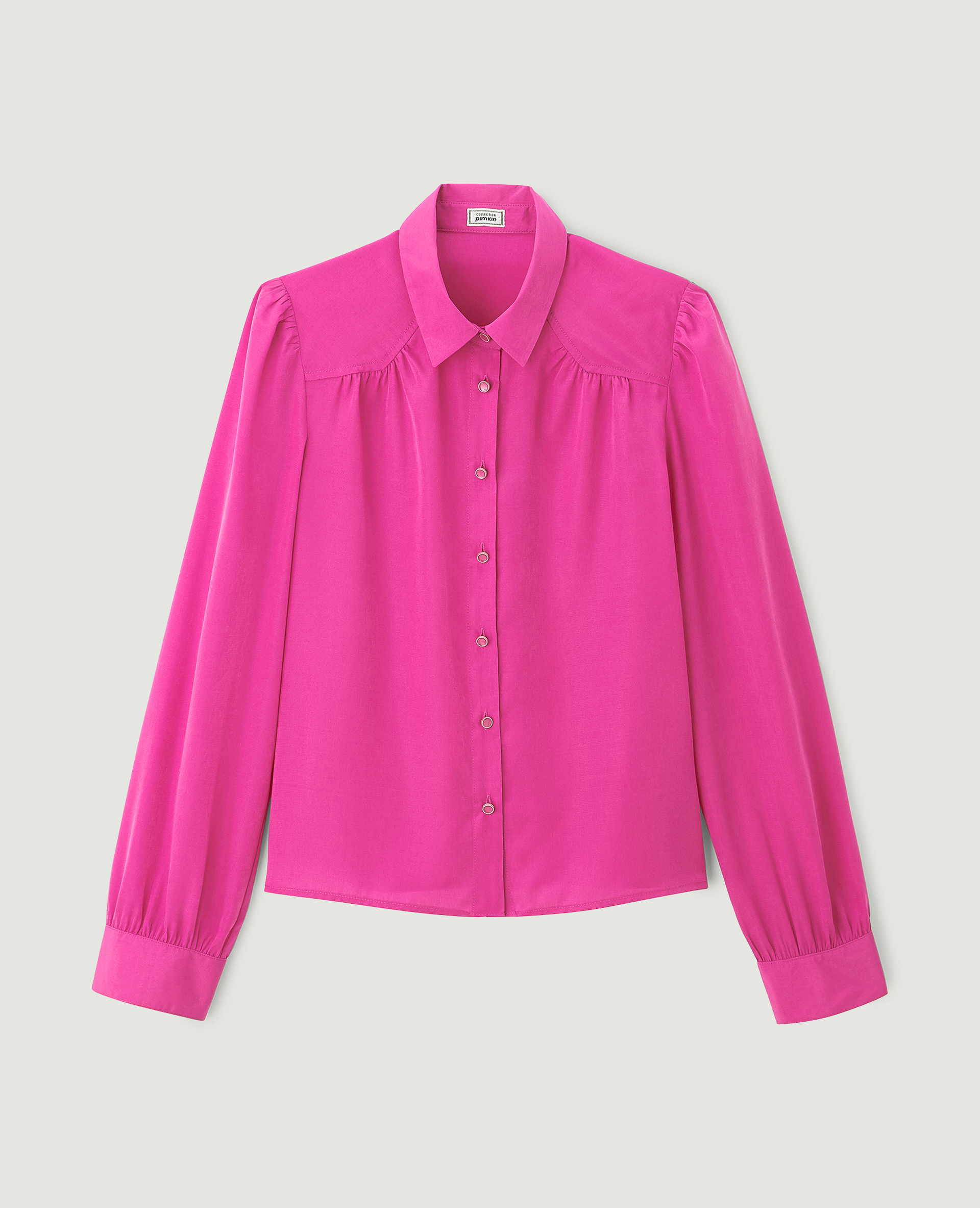 Chemise fluide boutons métalliques rose - Pimkie